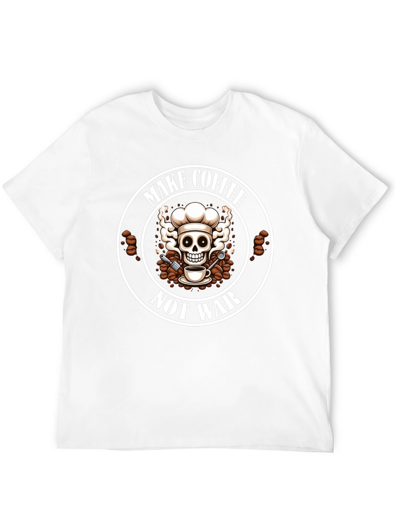 Make Coffee Not War Graphic T-Shirt