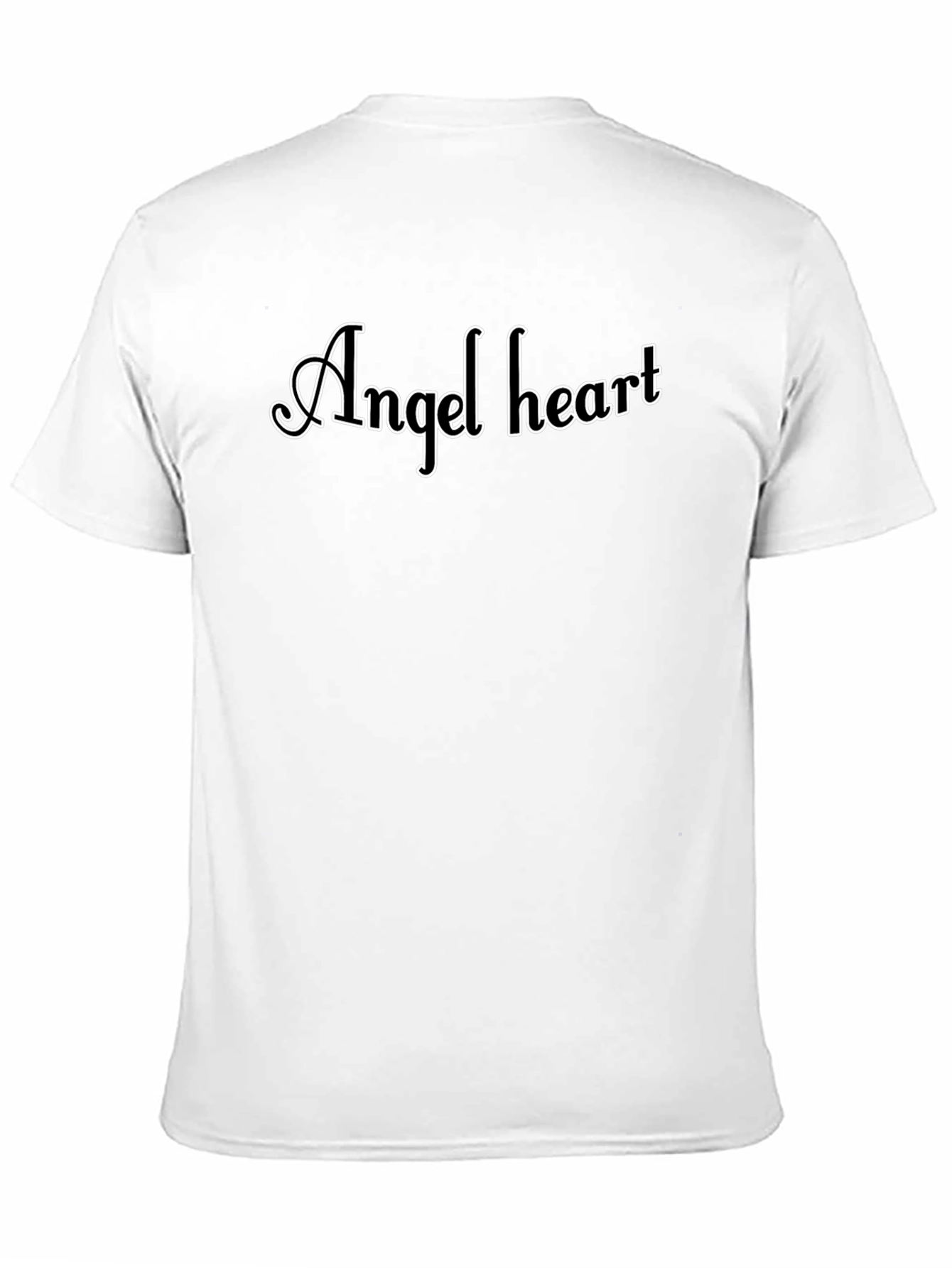 Angel Heart Graphic Tee - Stylish Black T-Shirt