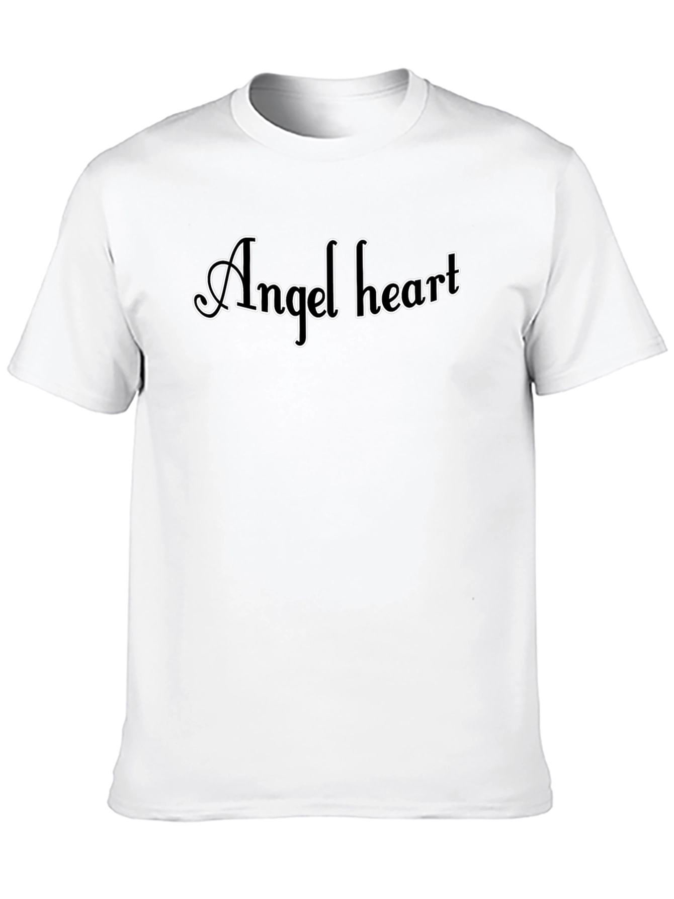 Angel Heart Graphic Tee - Stylish Black T-Shirt