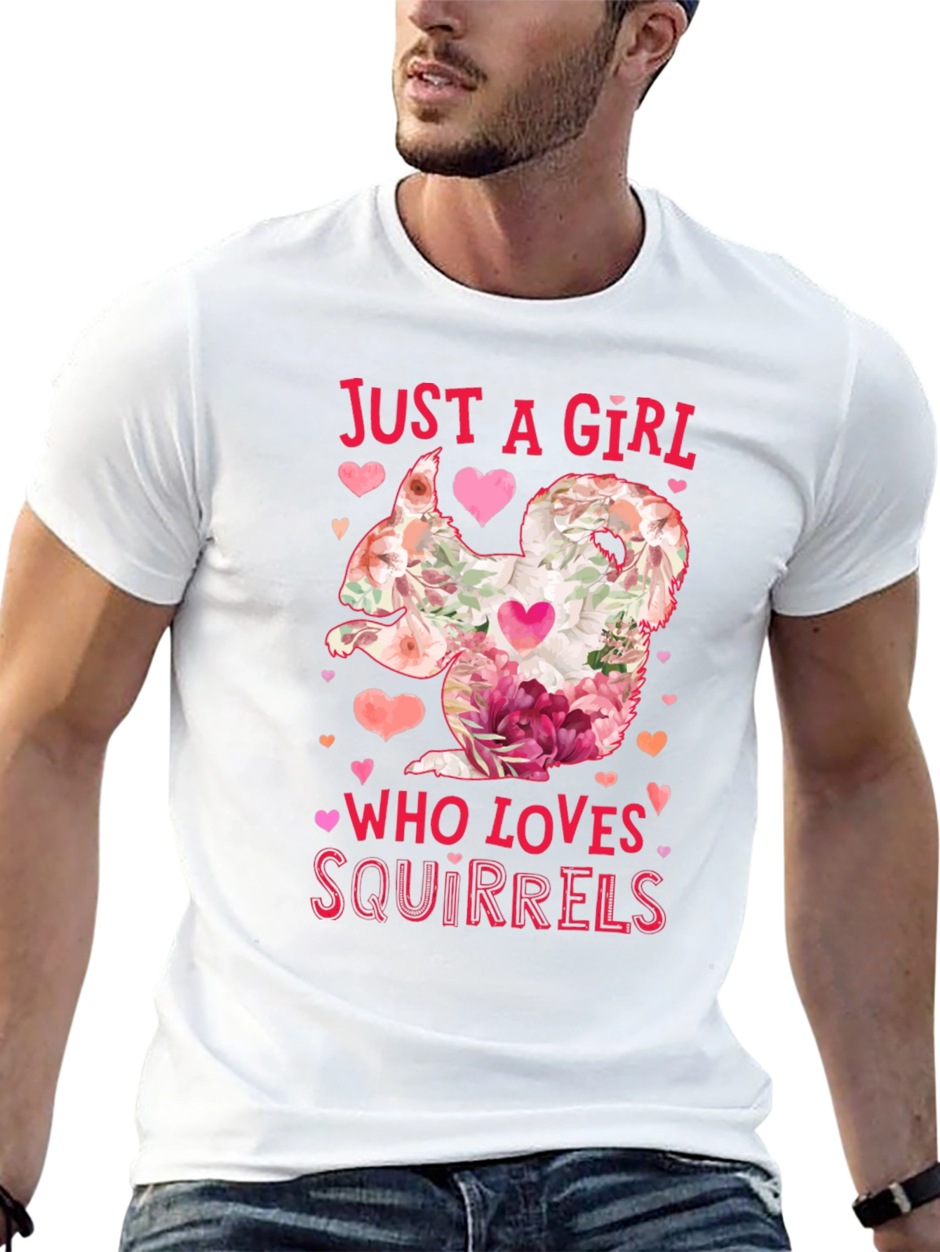 Just a Girl Who Loves Squirrels T-Shirt