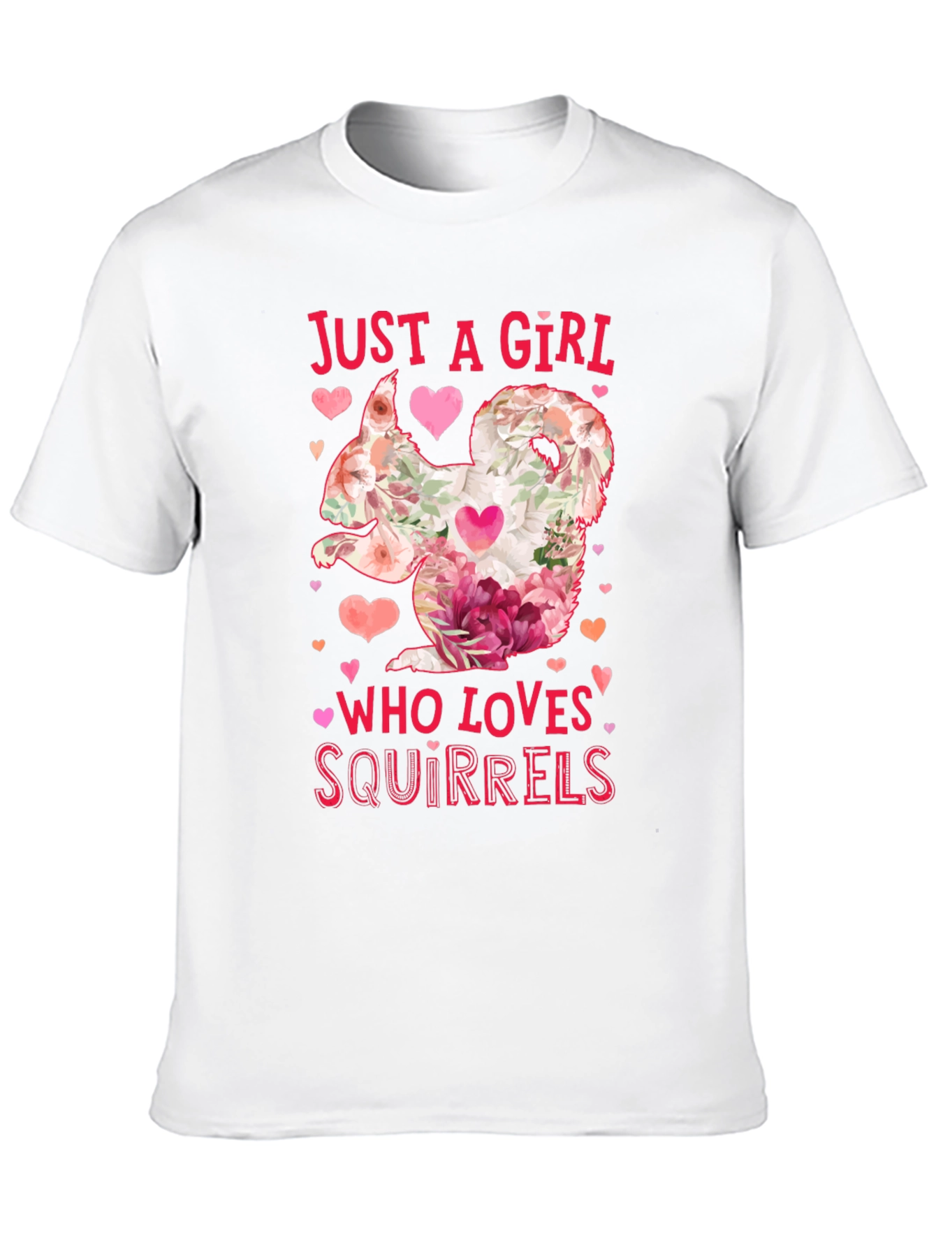 Just a Girl Who Loves Squirrels T-Shirt