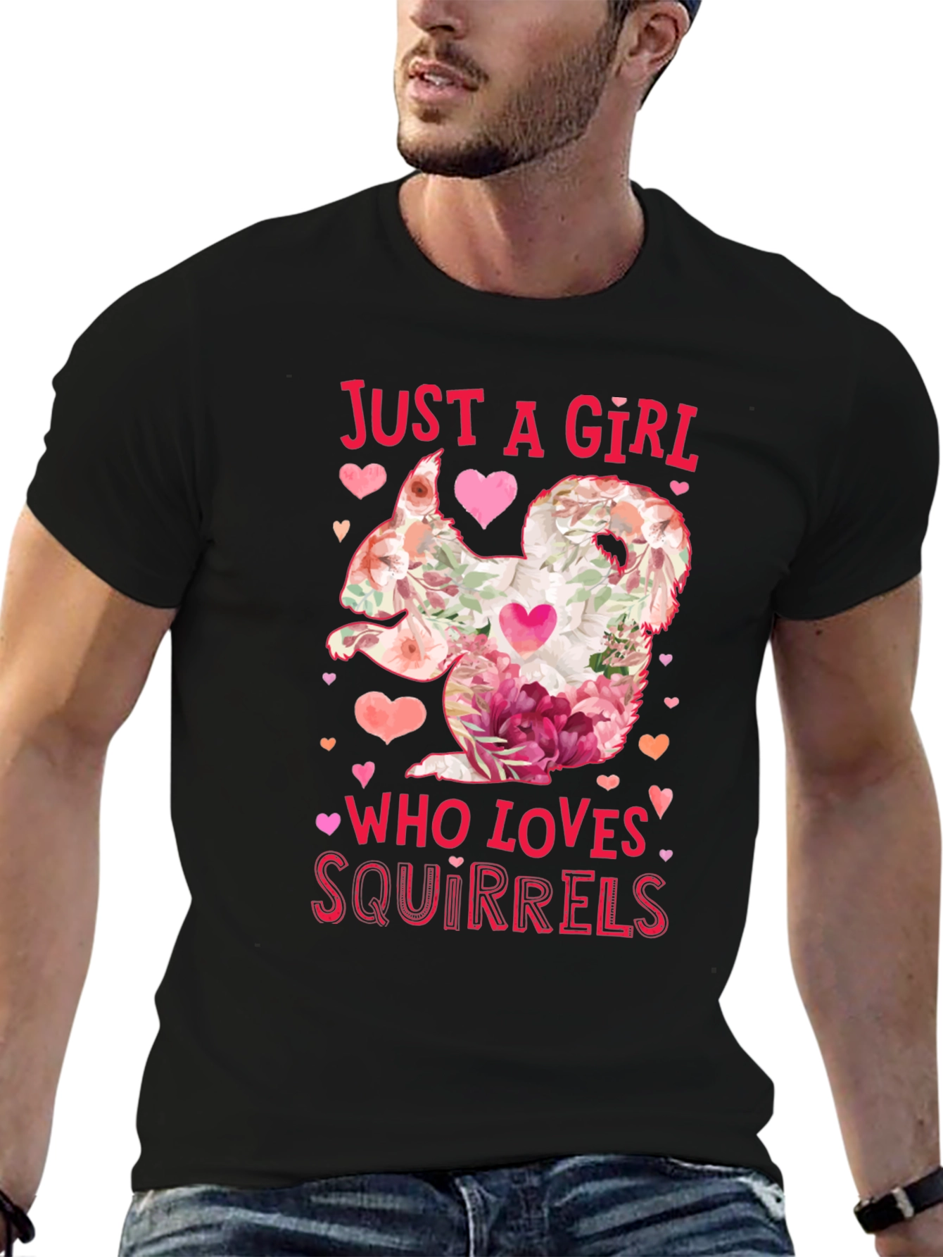 Just a Girl Who Loves Squirrels T-Shirt
