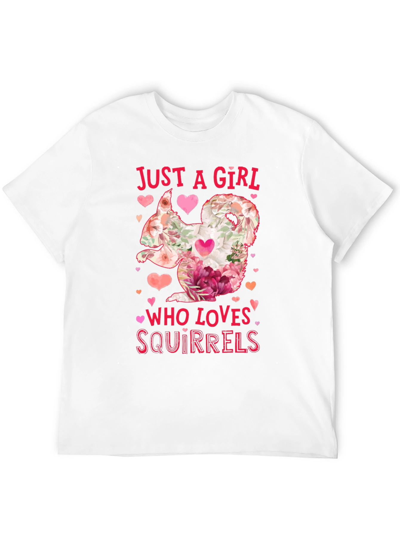 Just a Girl Who Loves Squirrels T-Shirt
