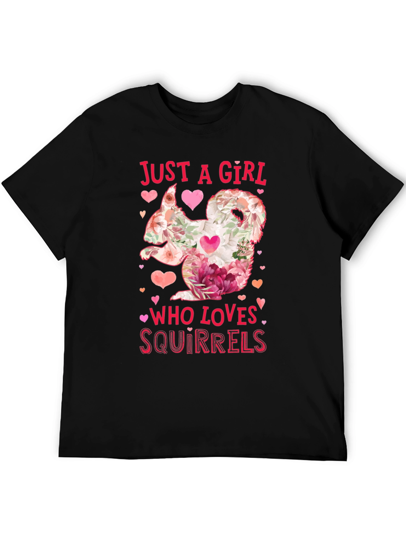 Just a Girl Who Loves Squirrels T-Shirt