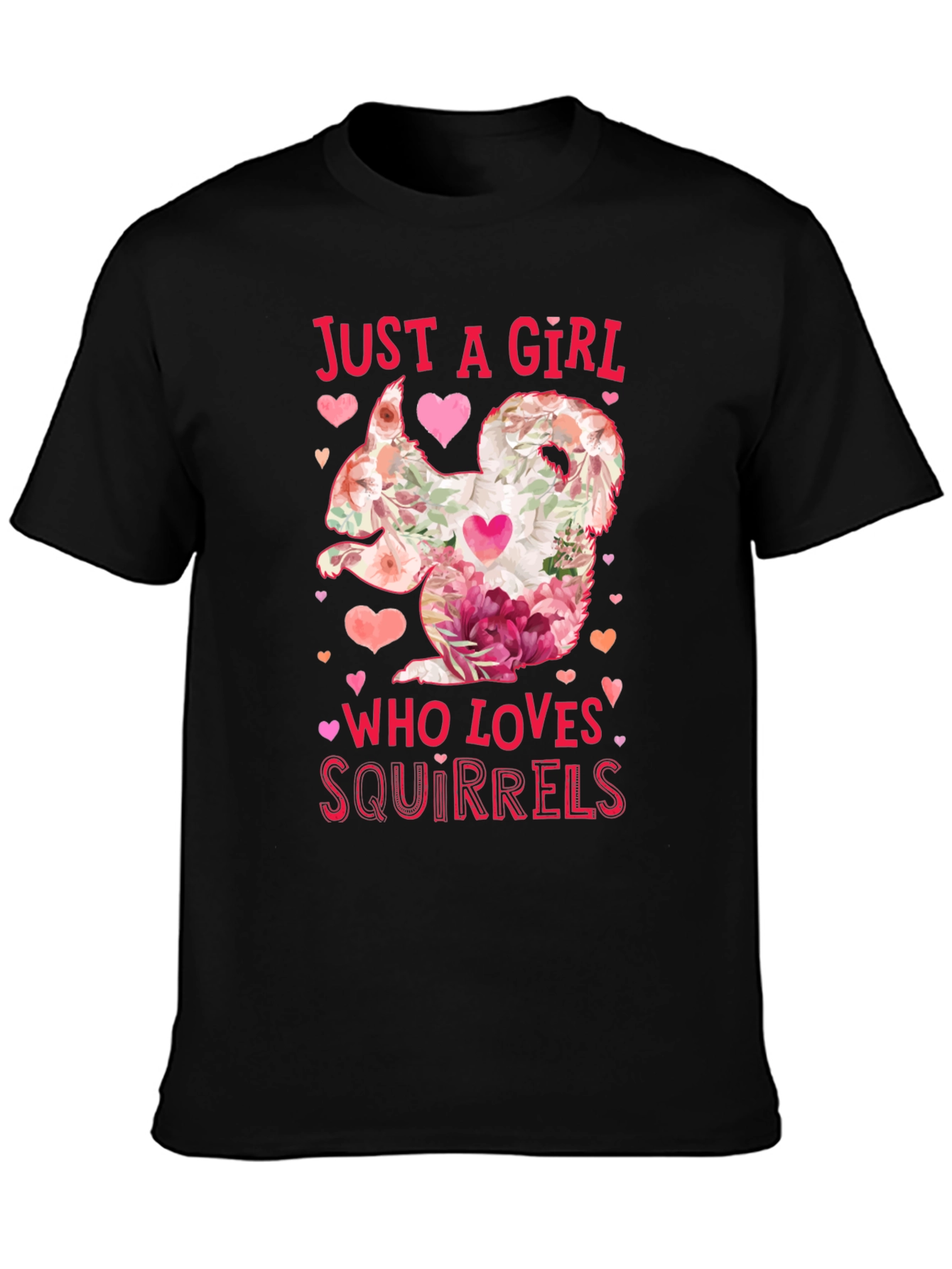 Just a Girl Who Loves Squirrels T-Shirt