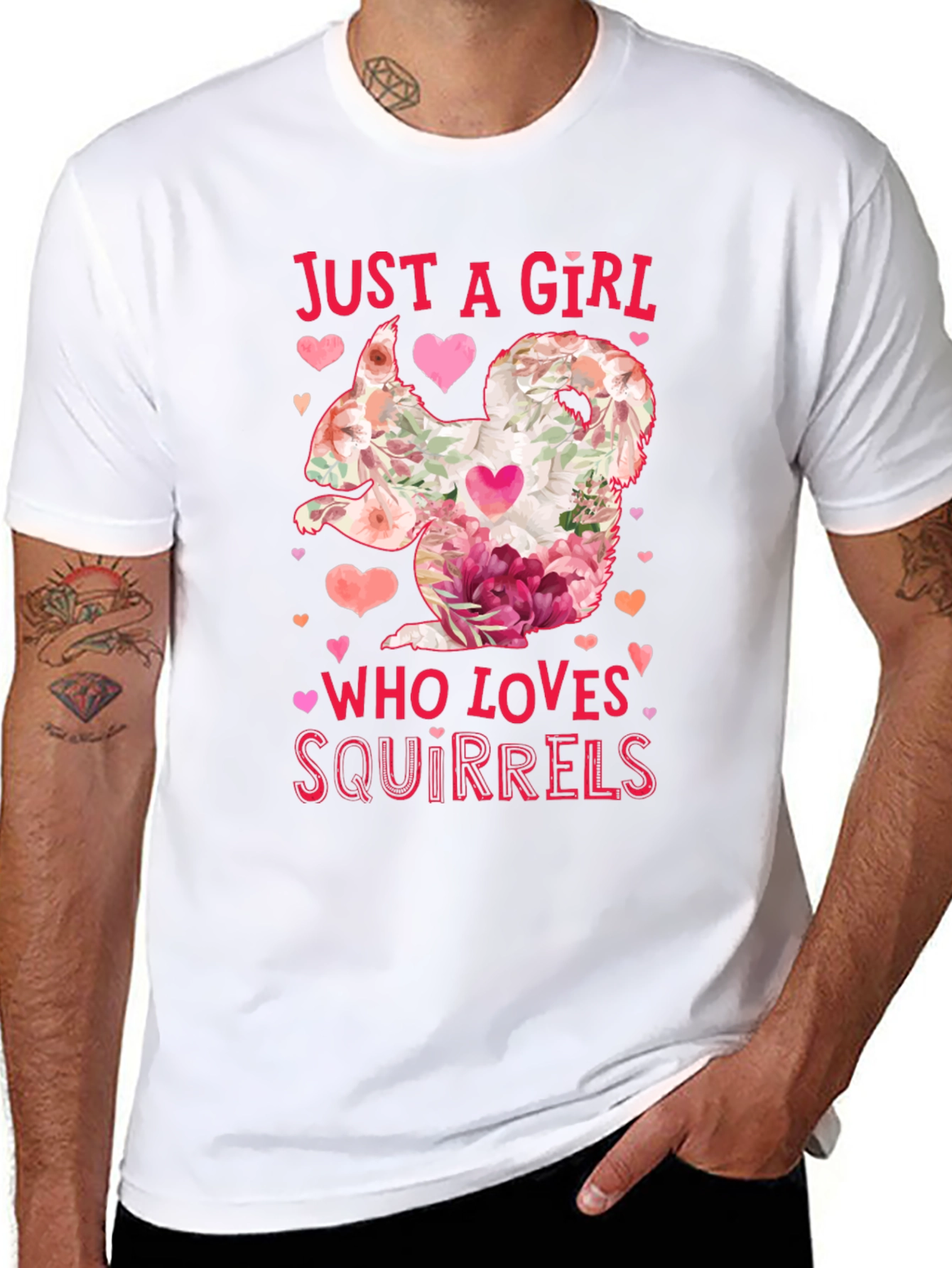 Just a Girl Who Loves Squirrels T-Shirt