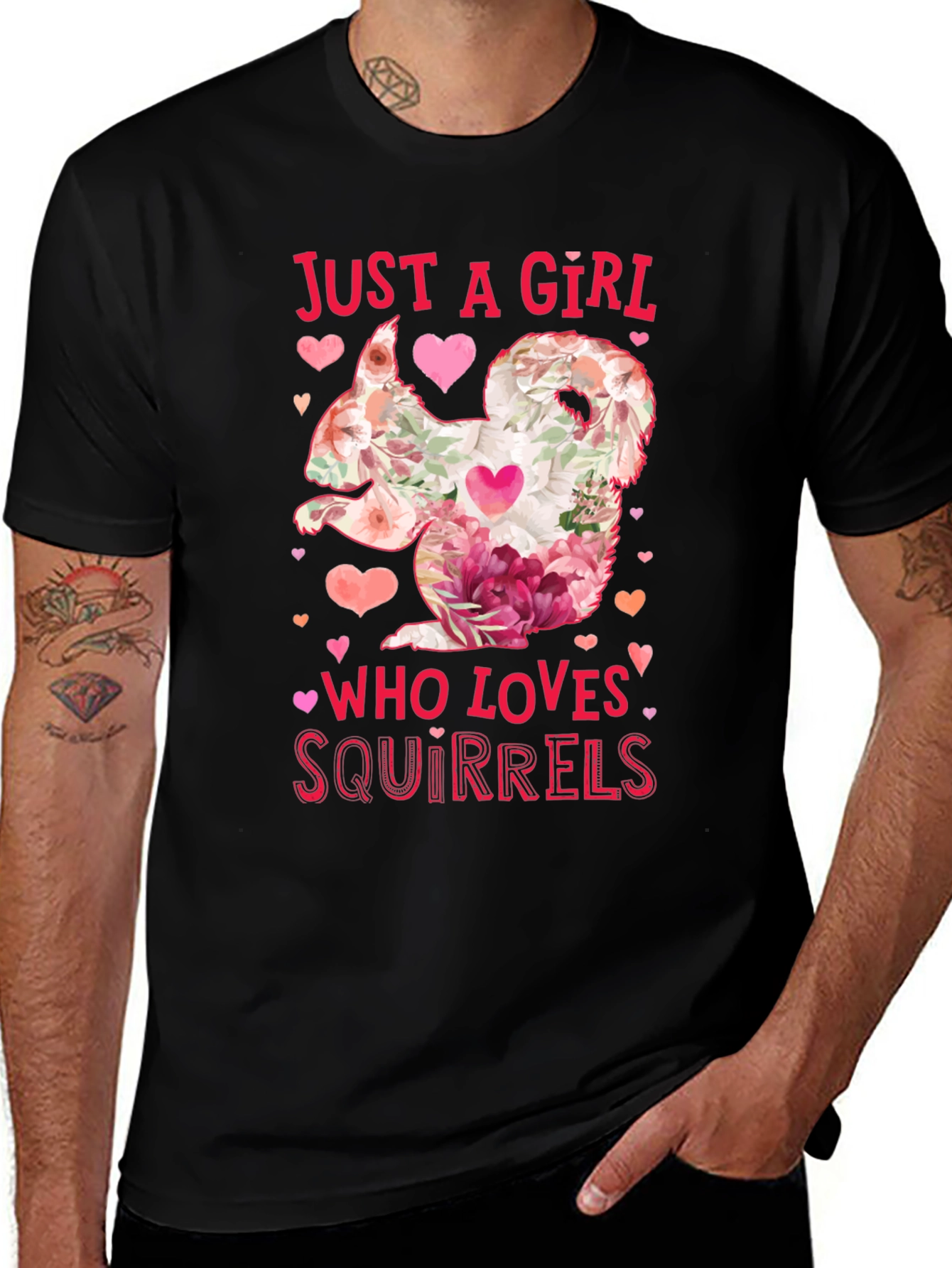 Just a Girl Who Loves Squirrels T-Shirt