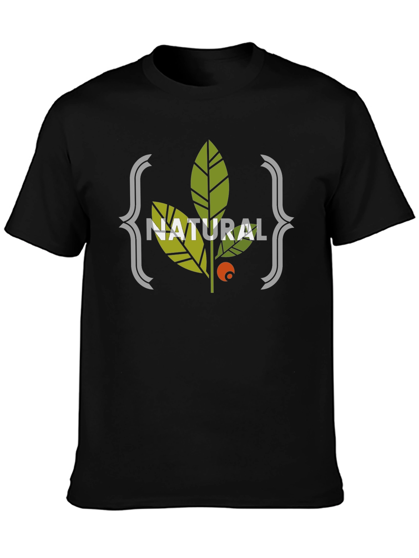 Natural Graphic Tee - Stylish Eco-Friendly Design