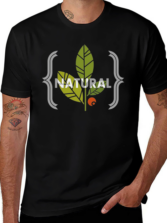Natural Graphic Tee - Stylish Eco-Friendly Design