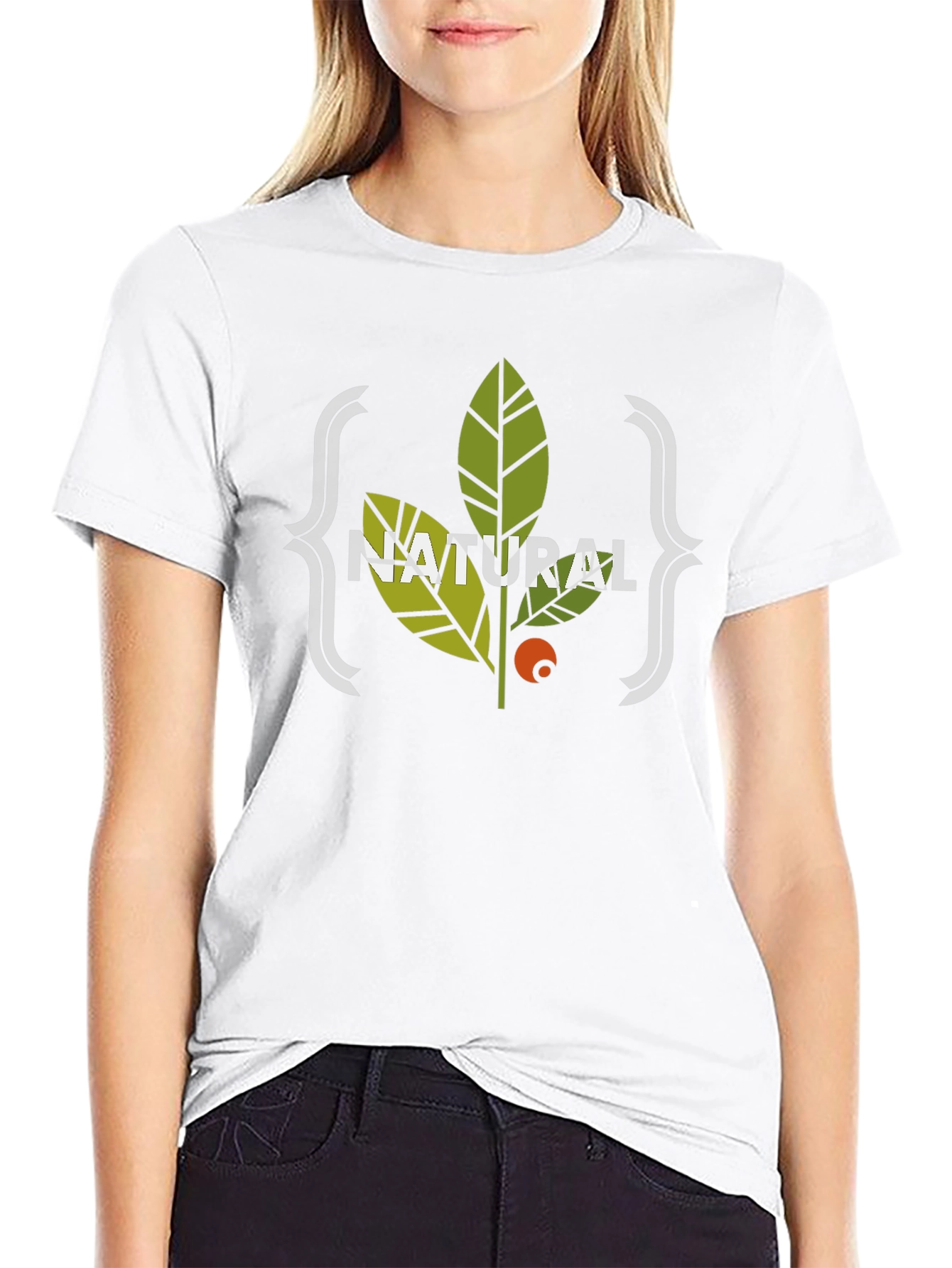 Natural Graphic Tee - Stylish Eco-Friendly Design