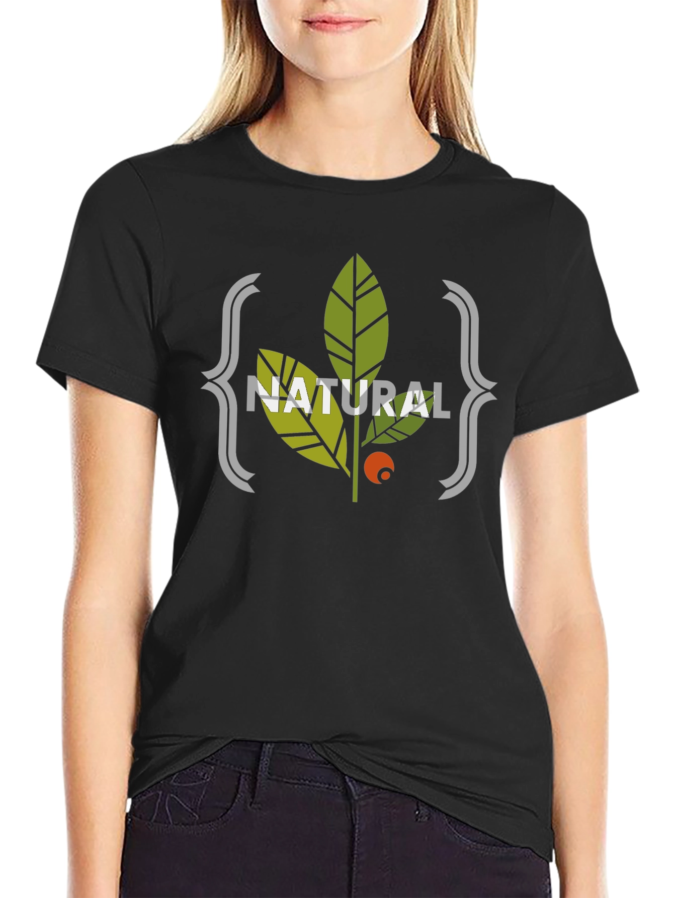 Natural Graphic Tee - Stylish Eco-Friendly Design