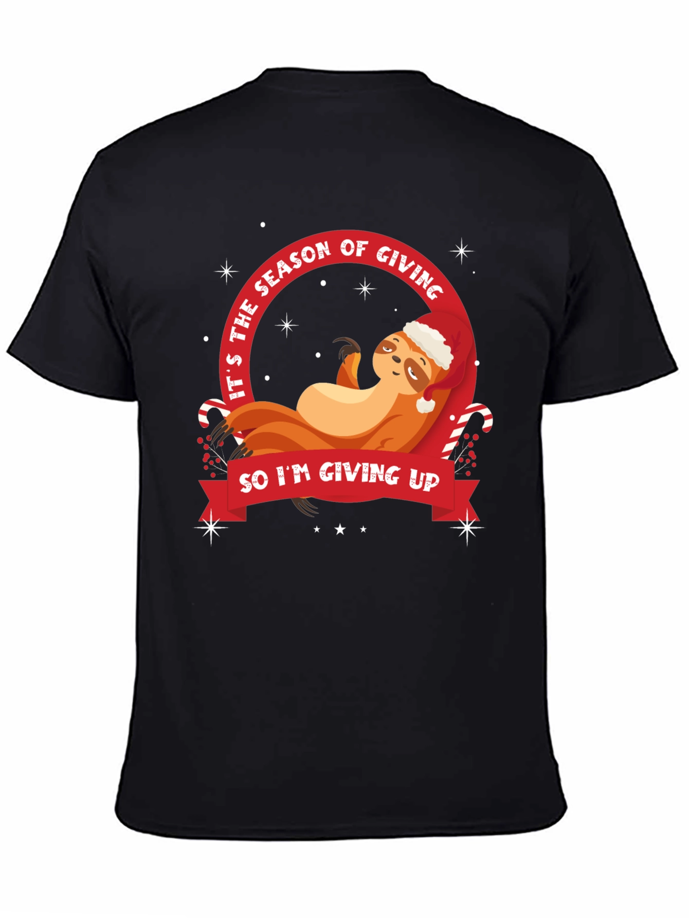 Funny Sloth Christmas T-Shirt - Season of Giving