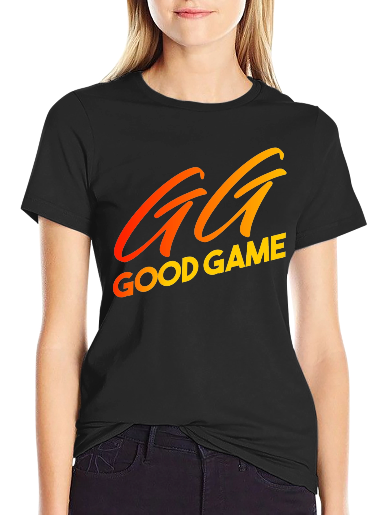 GG Good Game Black T-Shirt