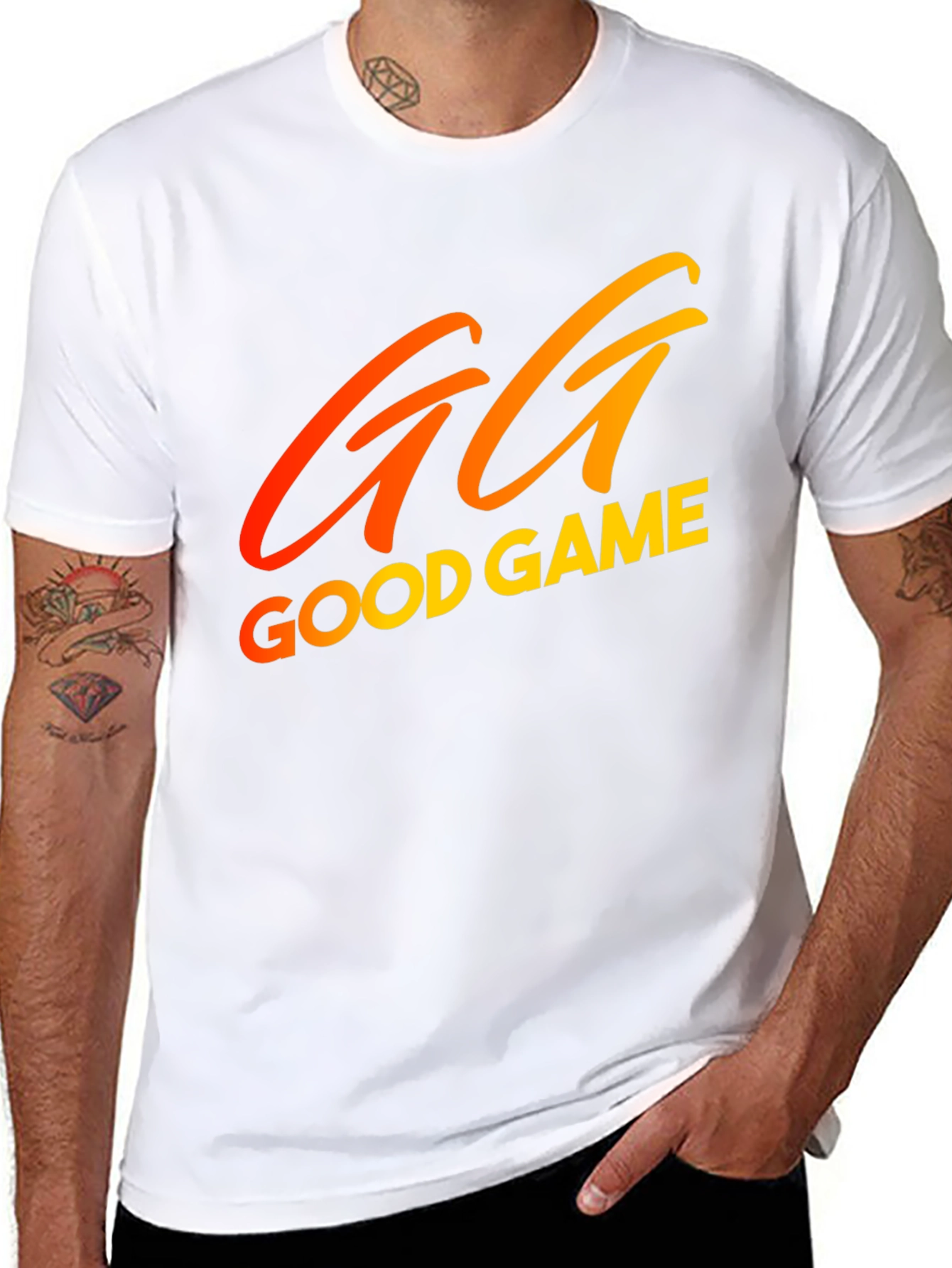 GG Good Game Black T-Shirt