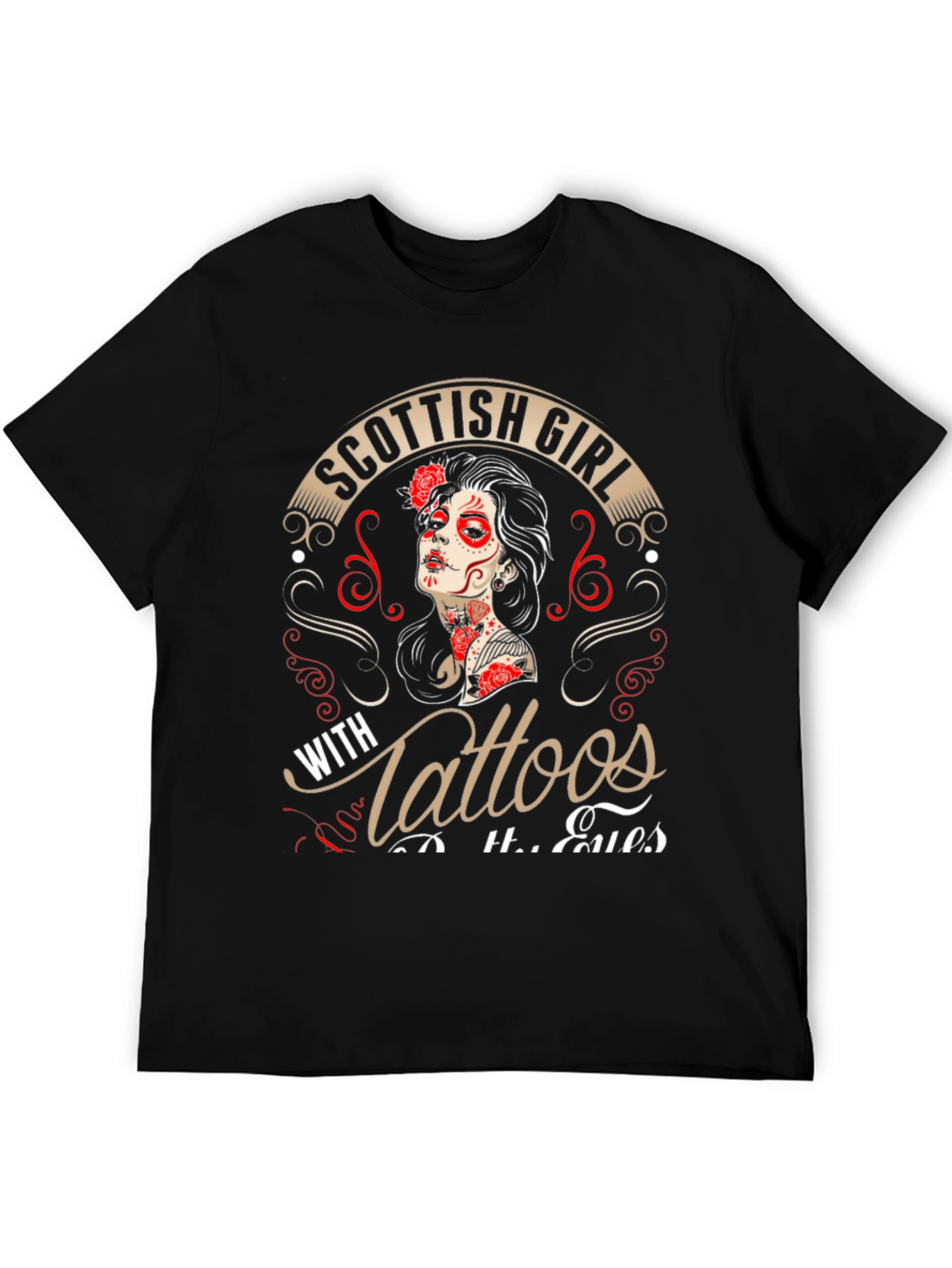Scottish Girl With Tattoos T-Shirt