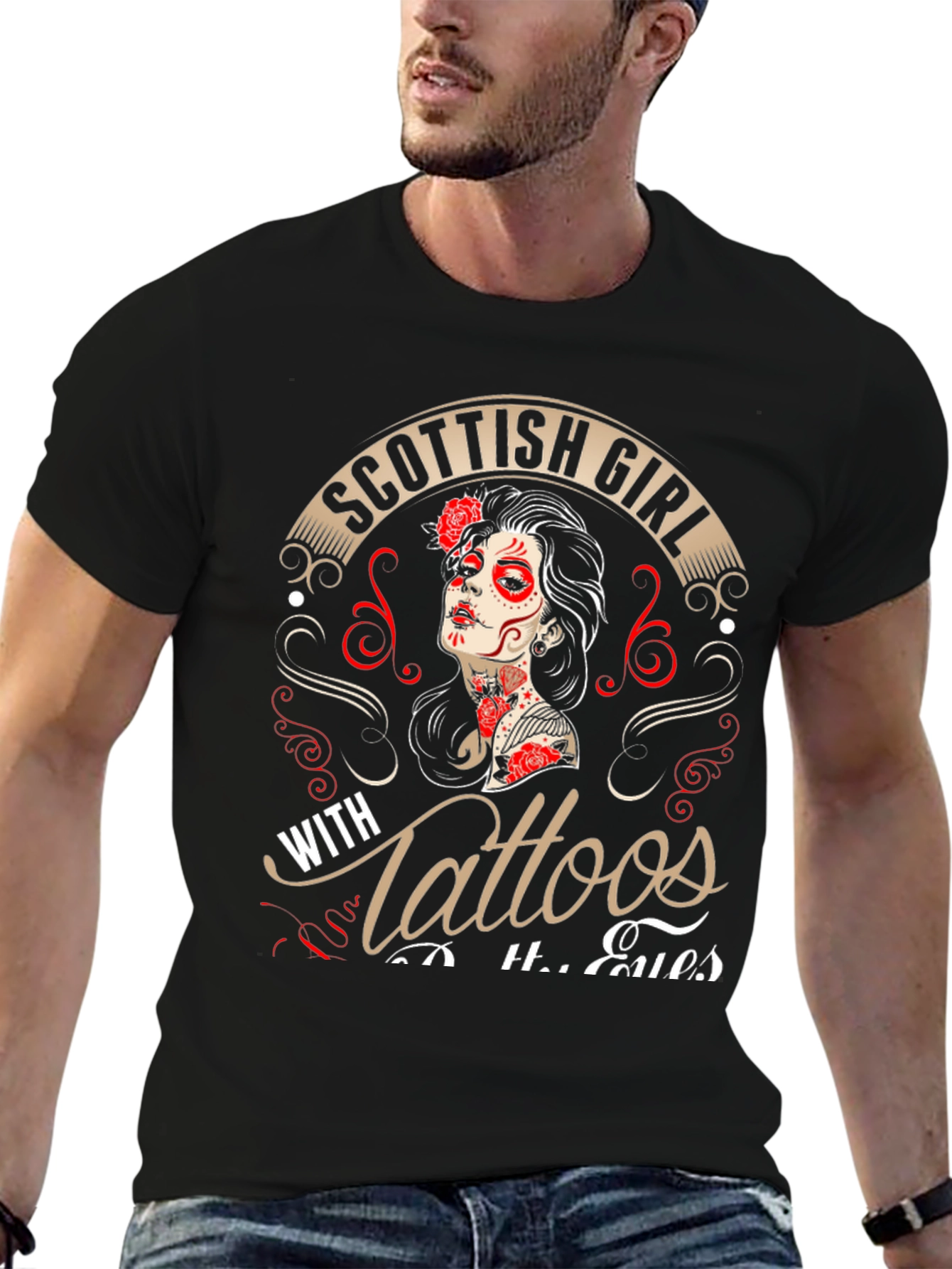 Scottish Girl With Tattoos T-Shirt