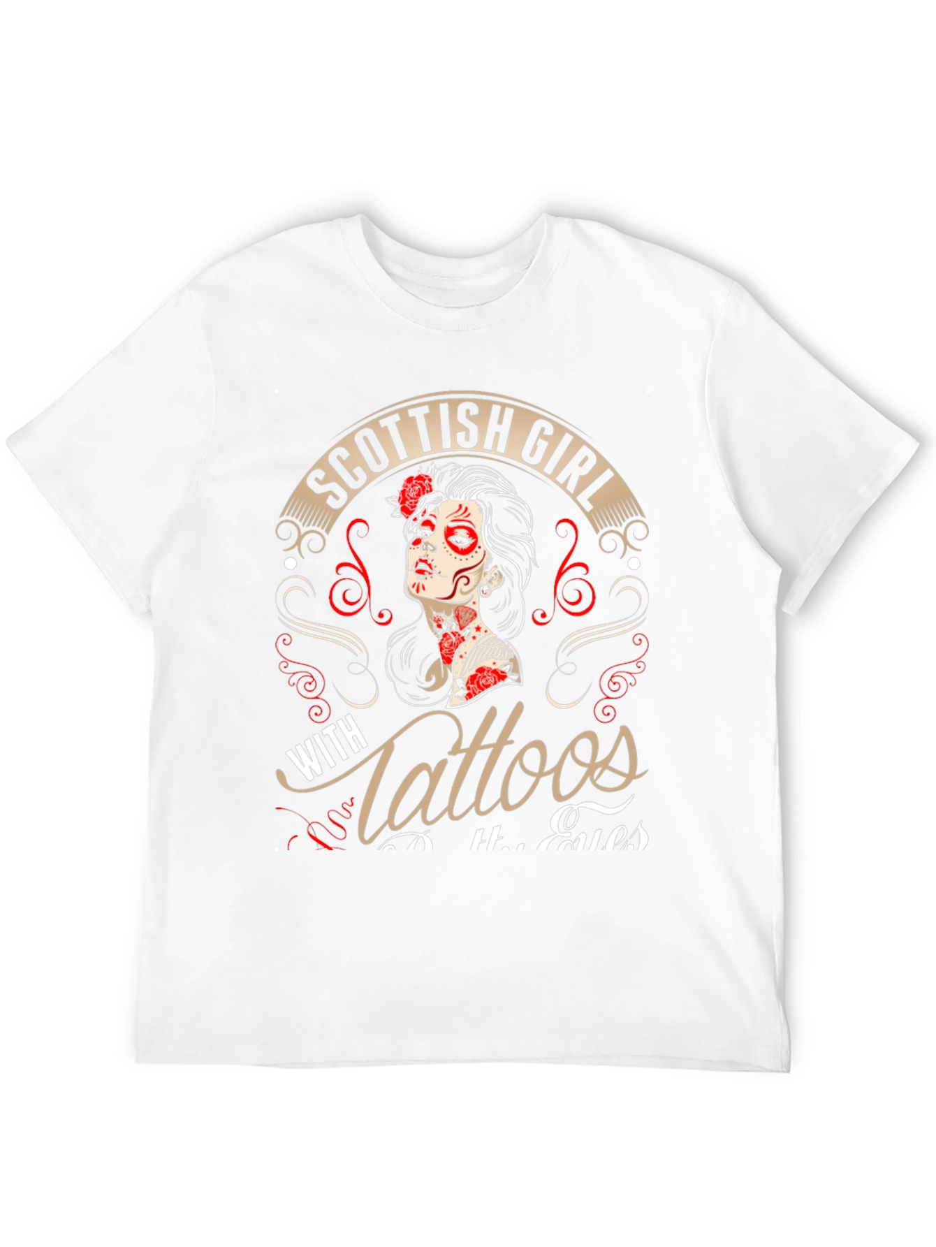 Scottish Girl With Tattoos T-Shirt