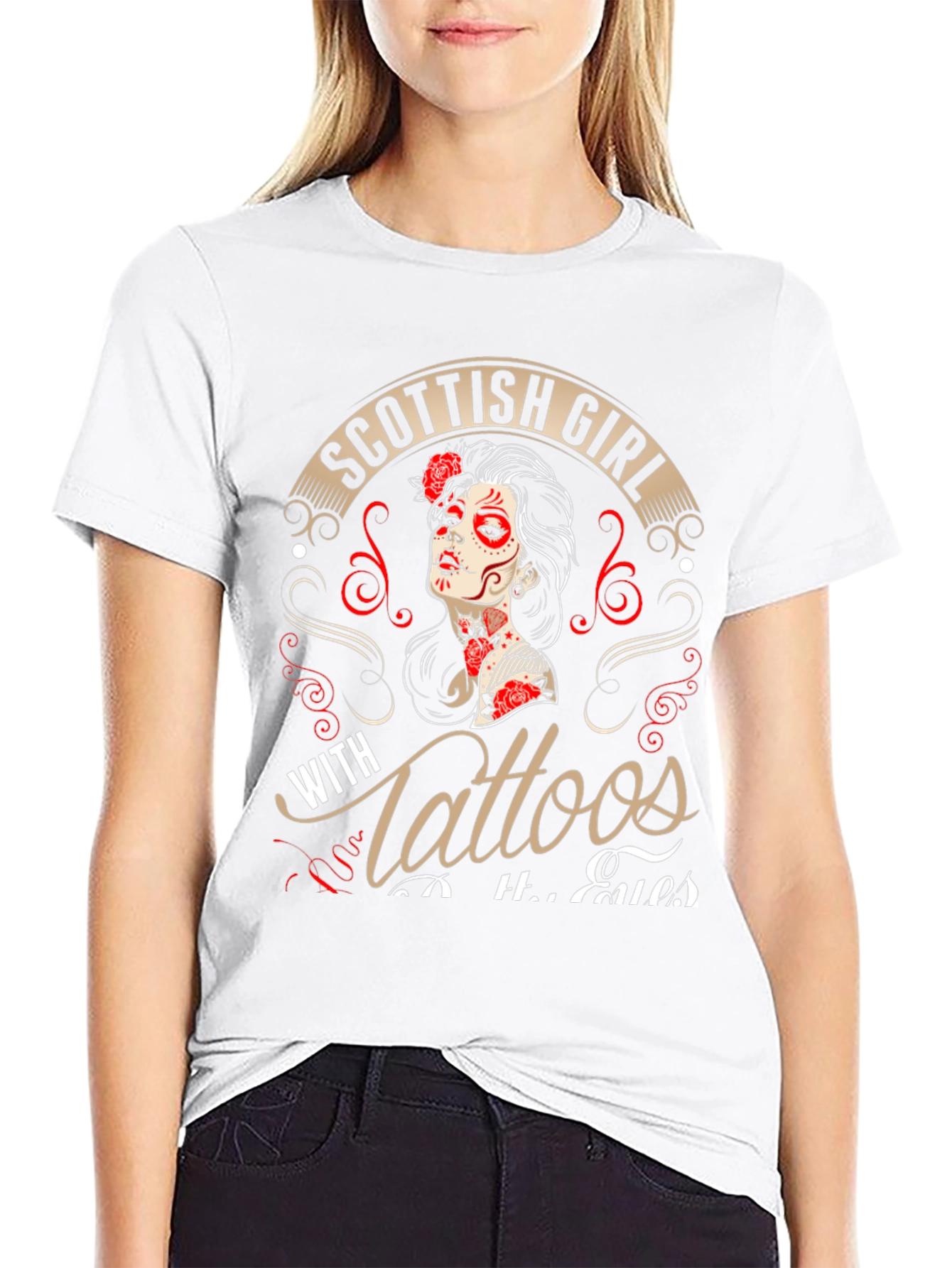 Scottish Girl With Tattoos T-Shirt