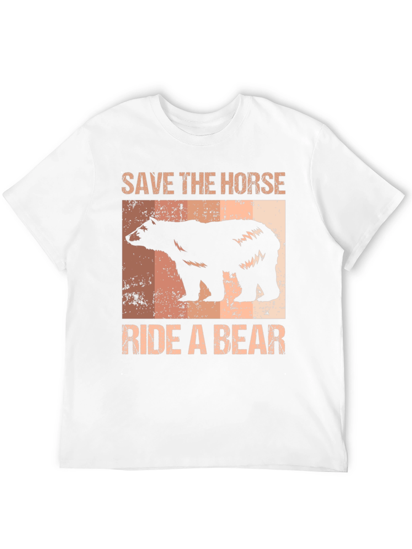 Save the Horse Ride a Bear Graphic T-Shirt
