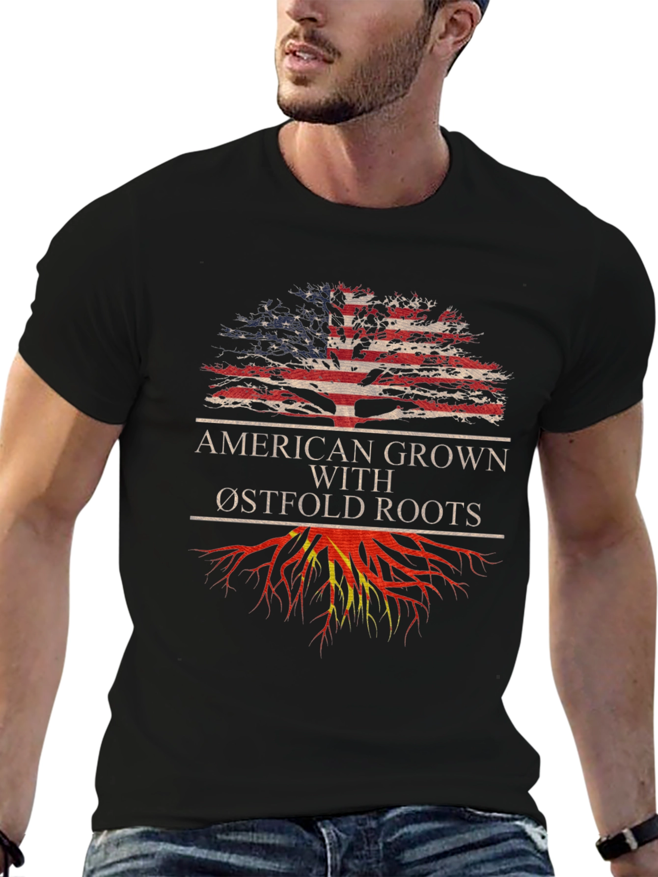 American Grown with Østfold Roots T-Shirt