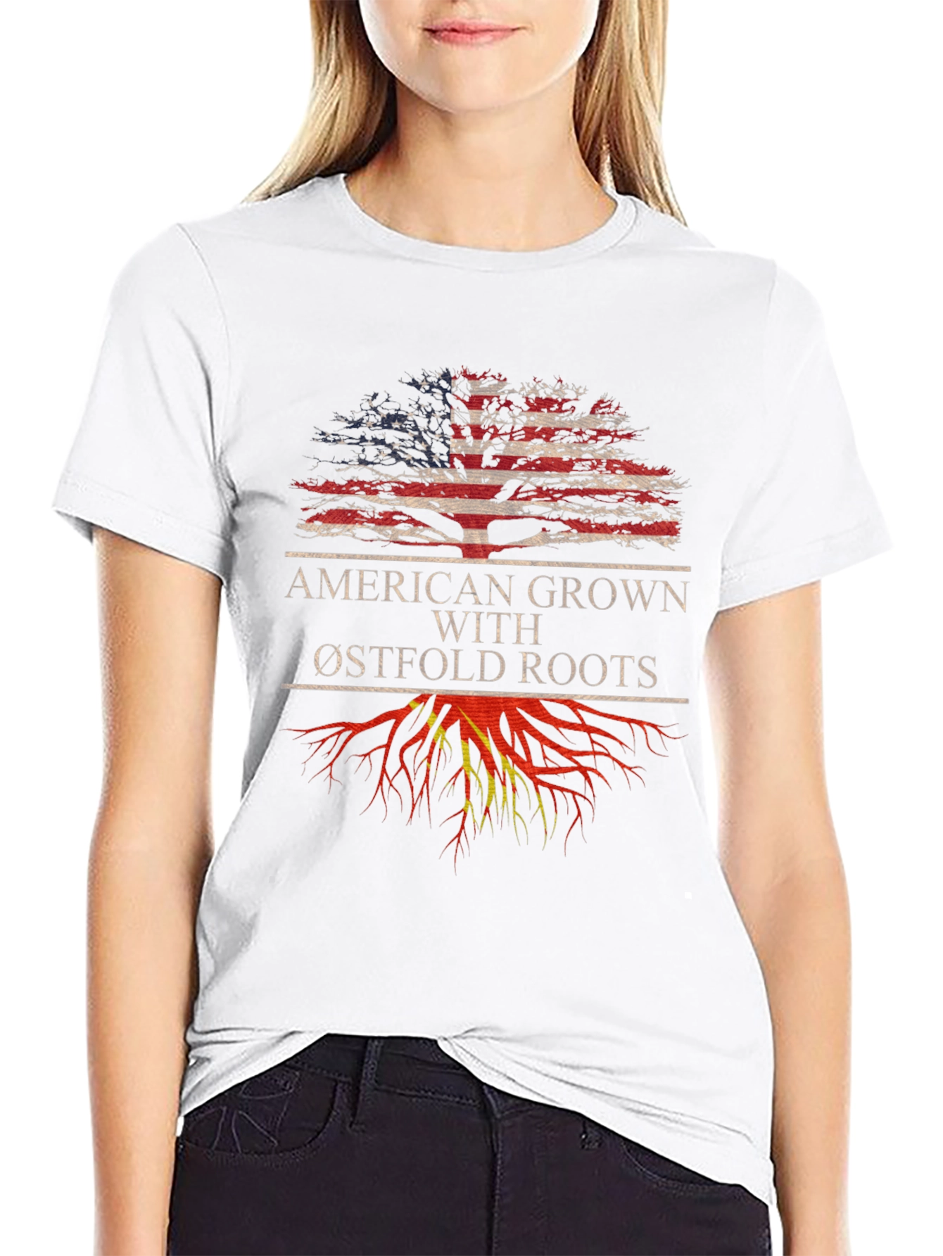 American Grown with Østfold Roots T-Shirt