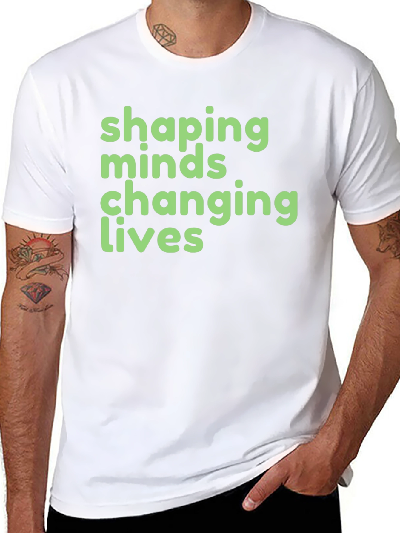 Shaping Minds Changing Lives Black T-Shirt