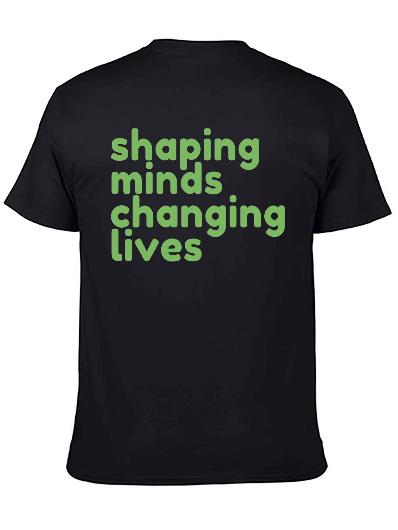 Shaping Minds Changing Lives Black T-Shirt