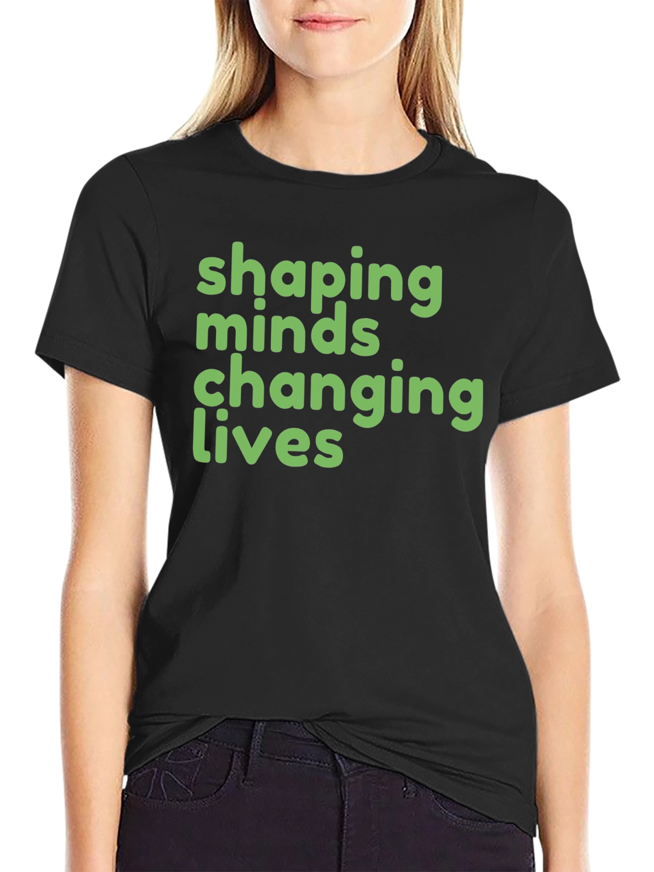 Shaping Minds Changing Lives Black T-Shirt