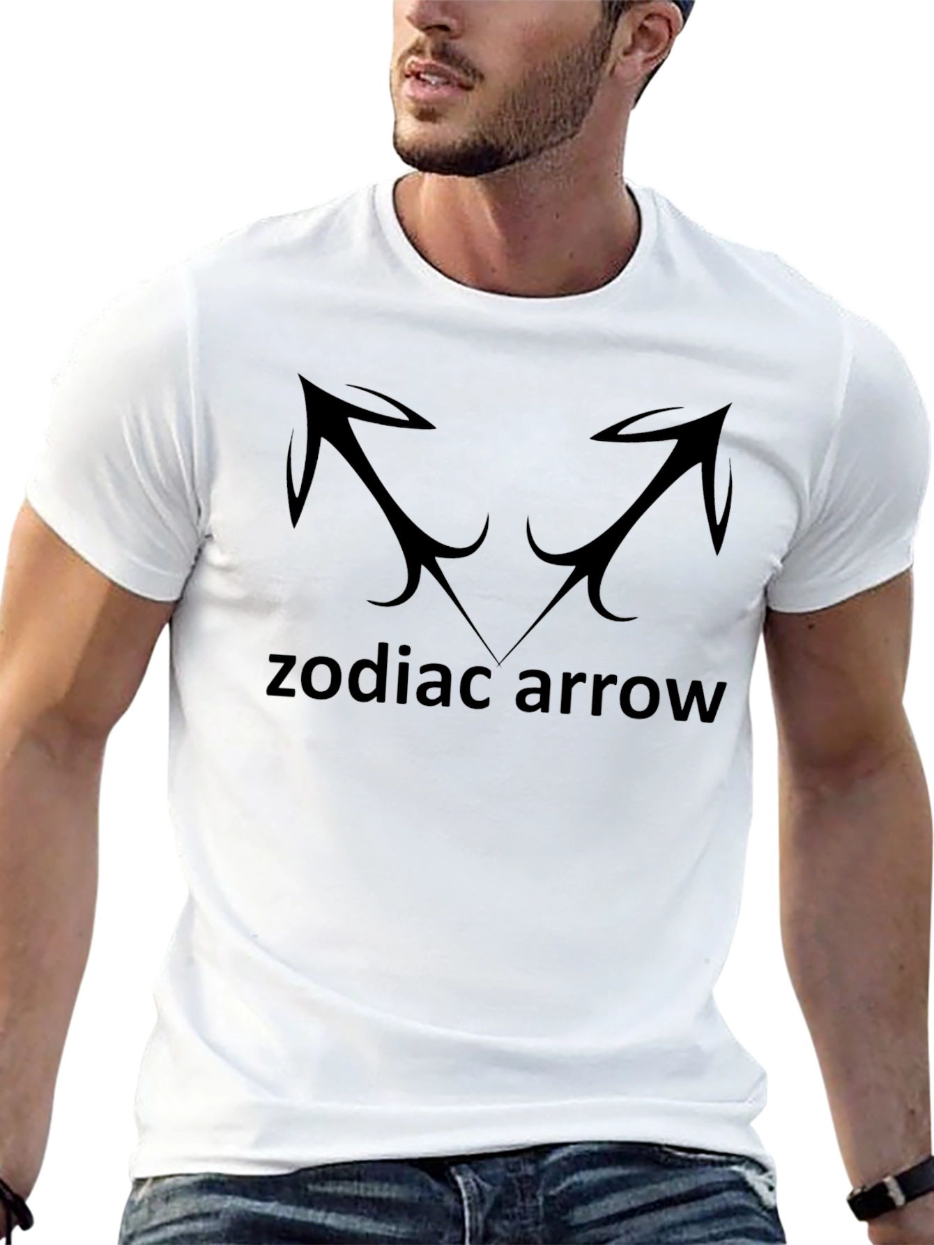 Zodiac Arrow Black T-Shirt