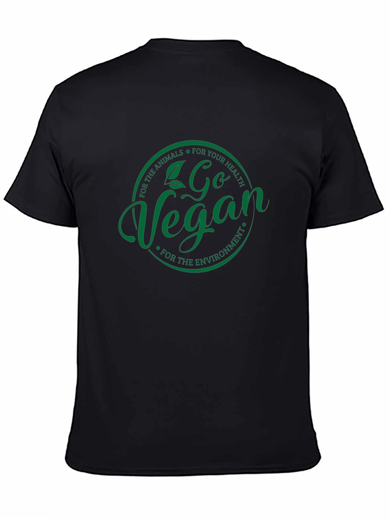 Go Vegan T-Shirt - Animals Health Environment Tee
