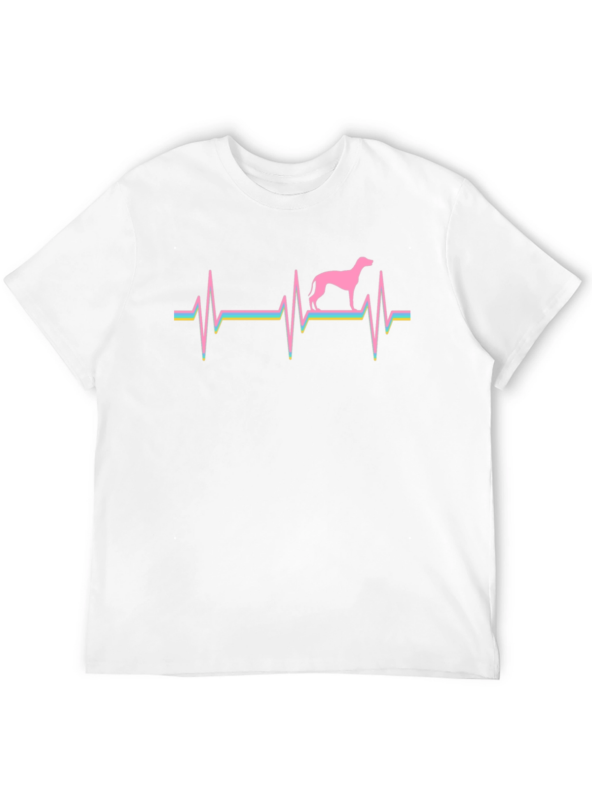 Dog Breed Heartbeat T-Shirt - Black
