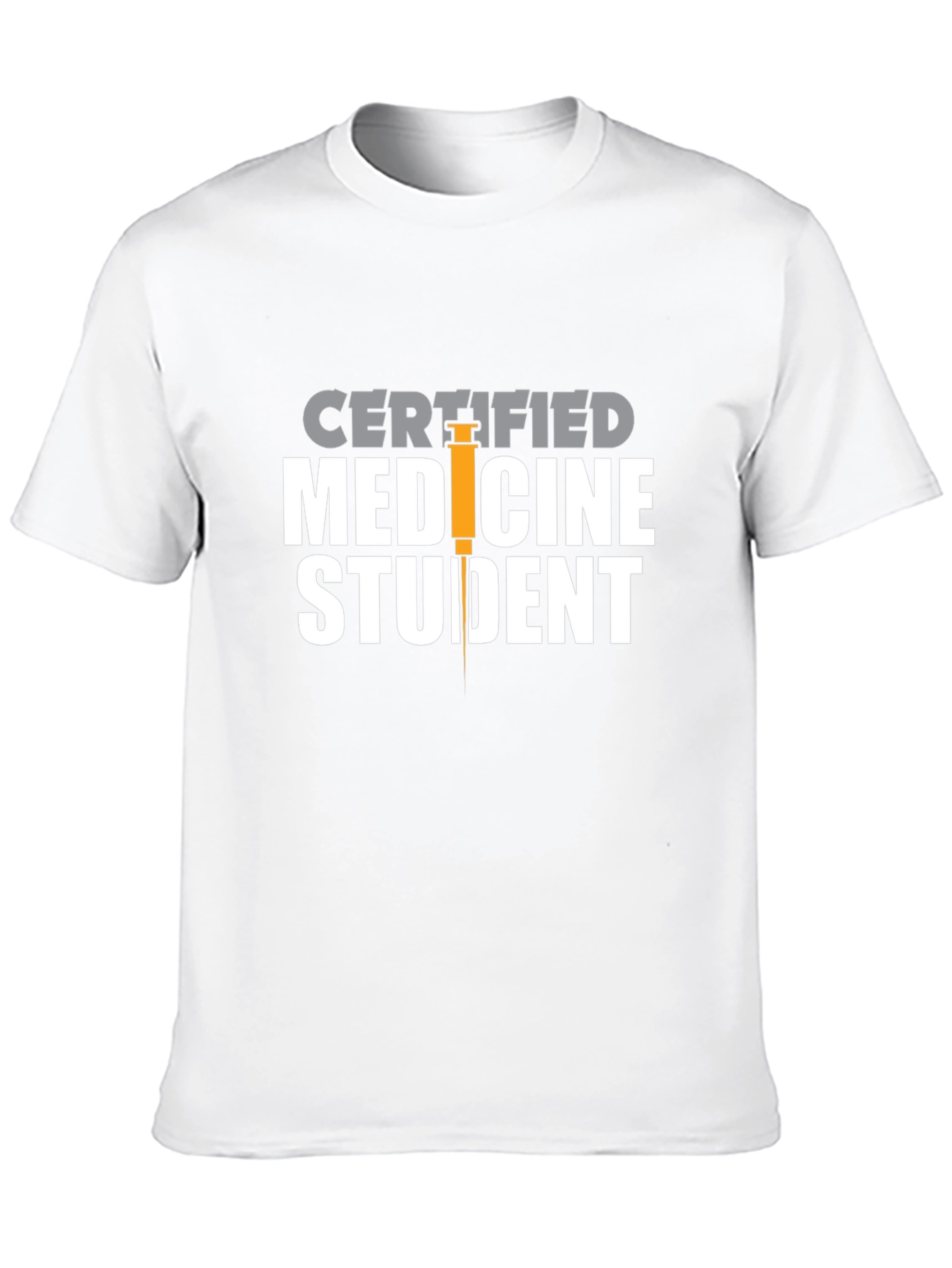 Certified Medicine Student T-Shirt - Black