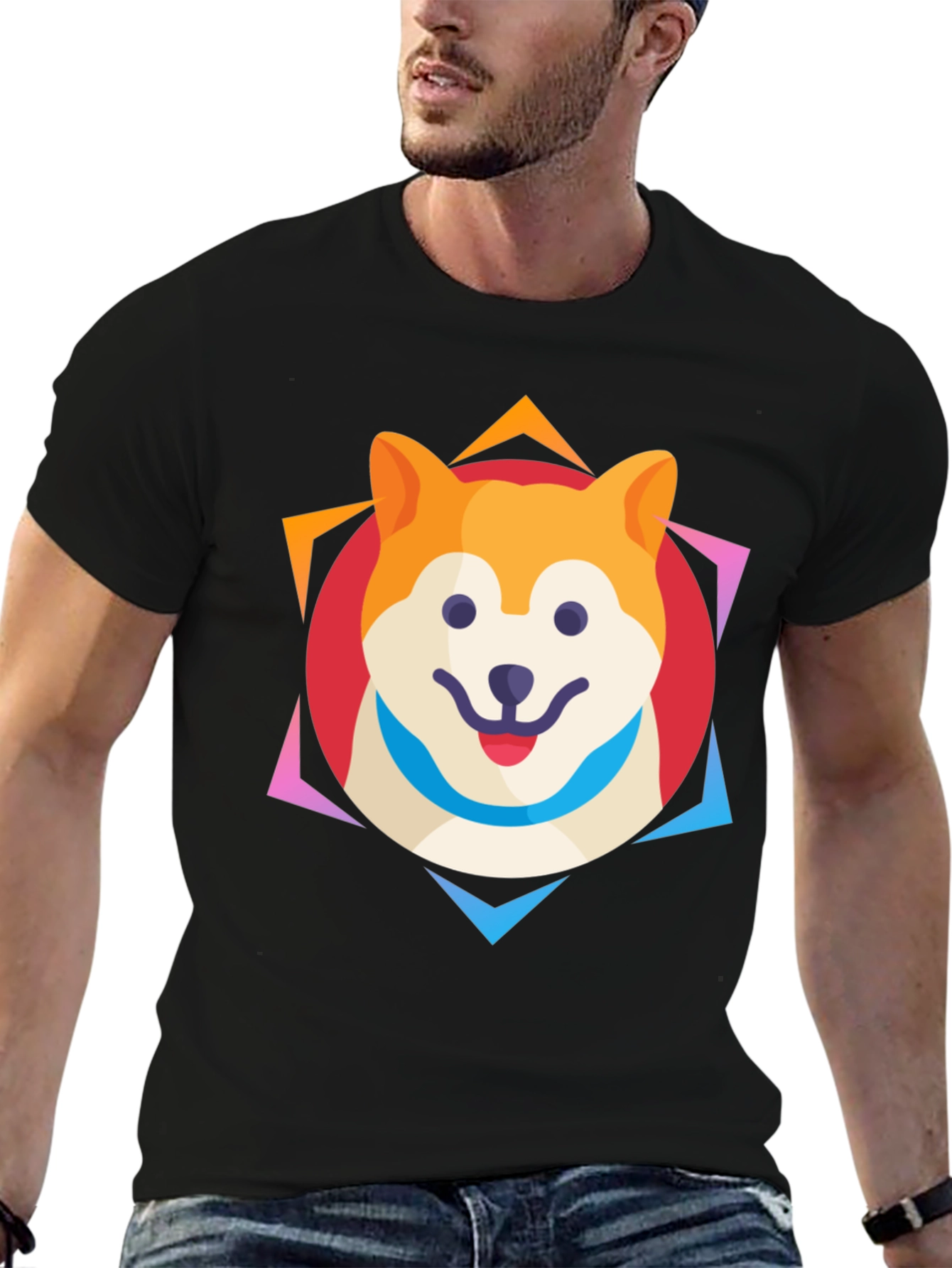Shiba Inu Dog Graphic Tee