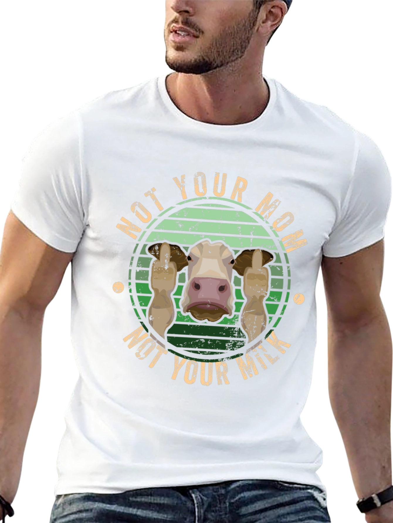 Not Your Mom Not Your Milk Graphic Tee
