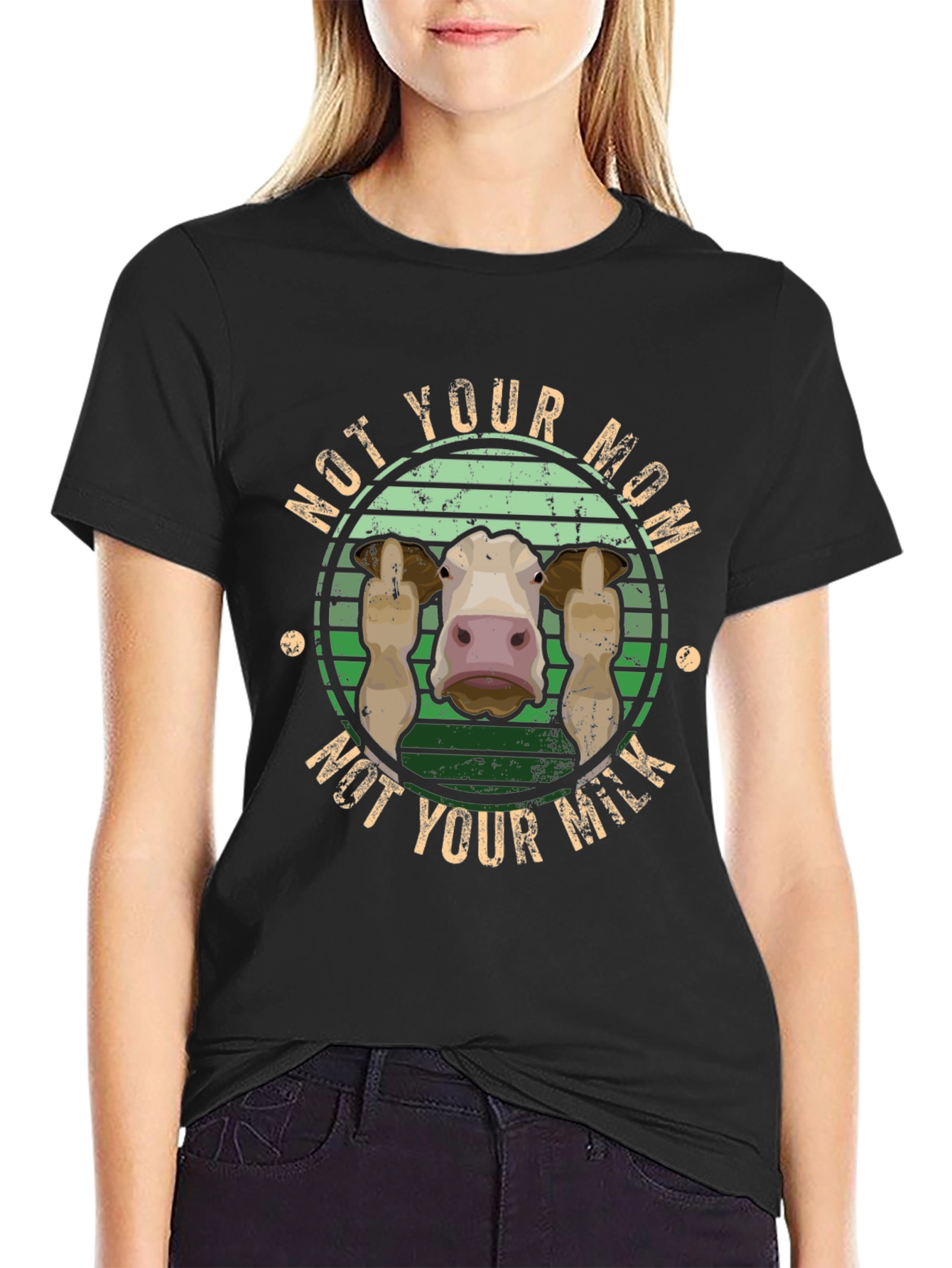 Not Your Mom Not Your Milk Graphic Tee
