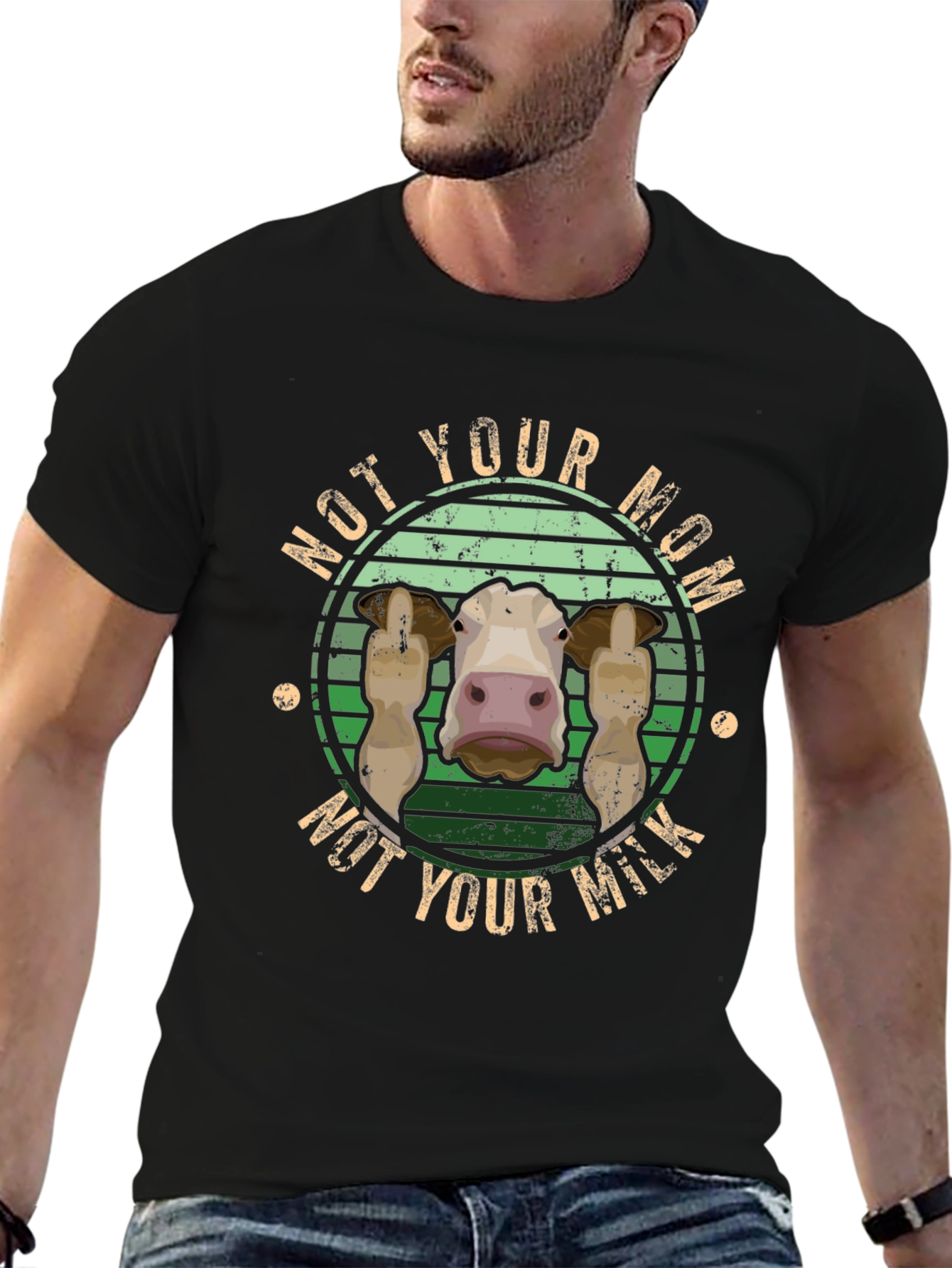 Not Your Mom Not Your Milk Graphic Tee