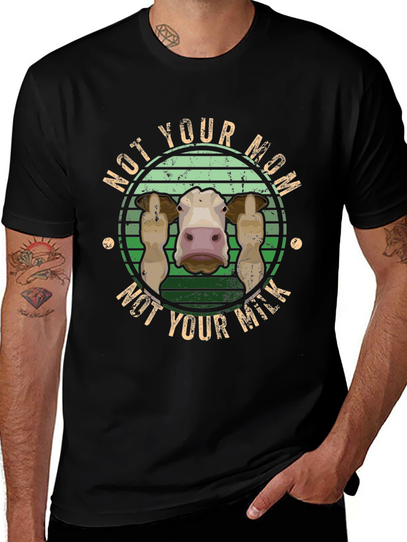 Not Your Mom Not Your Milk Graphic Tee