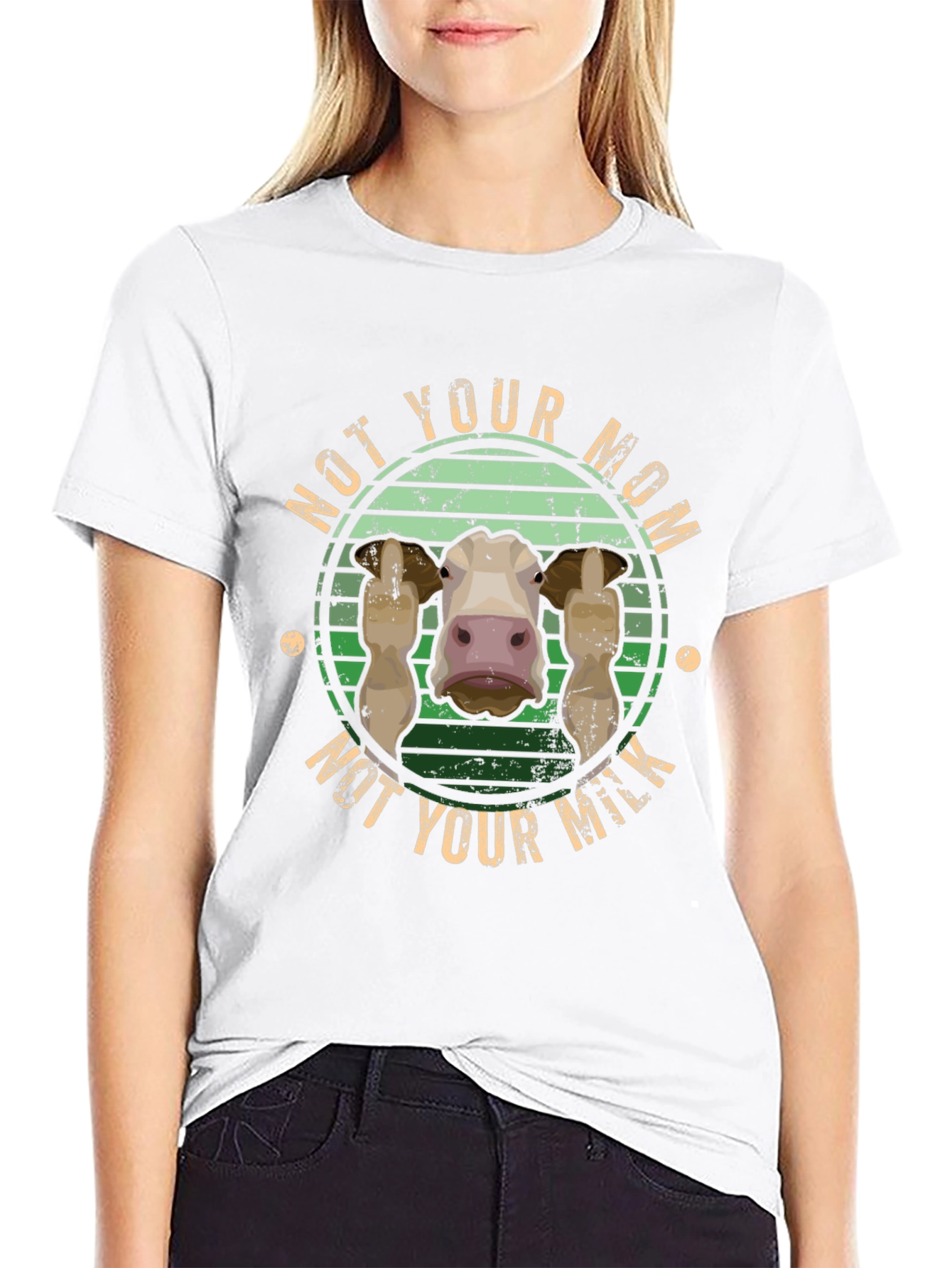 Not Your Mom Not Your Milk Graphic Tee