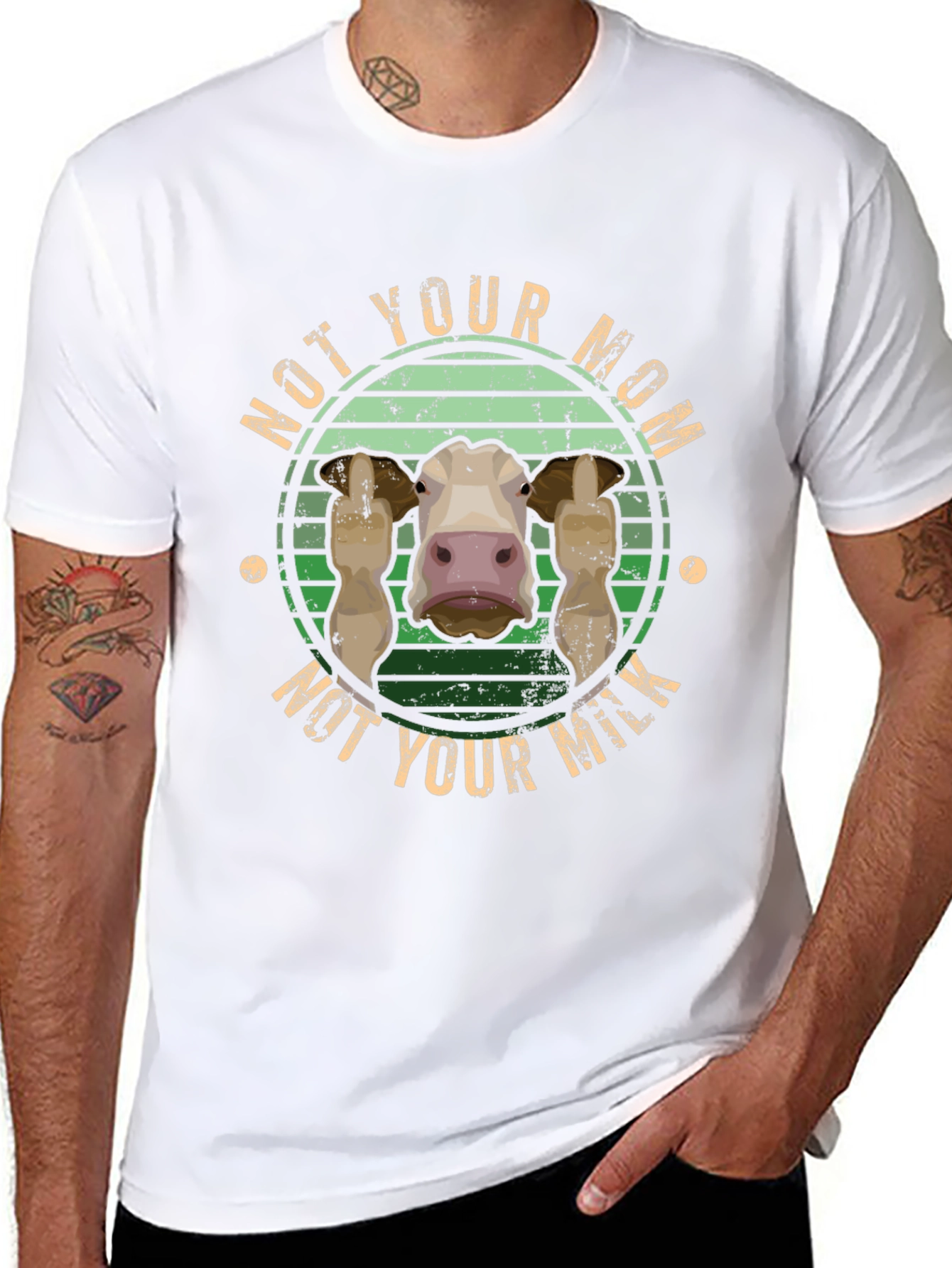 Not Your Mom Not Your Milk Graphic Tee