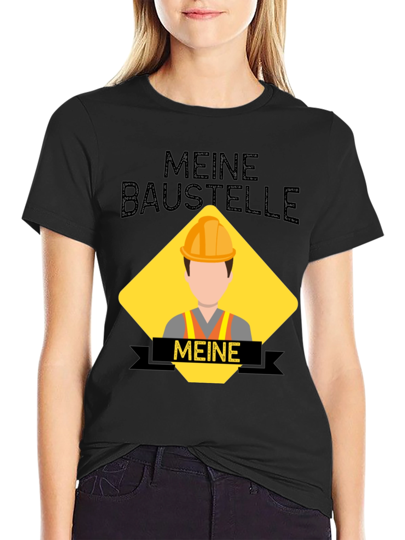 Meine Baustelle T-Shirt - Construction Site Humor Tee