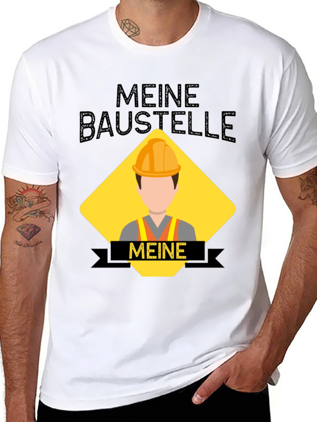 Meine Baustelle T-Shirt - Construction Site Humor Tee
