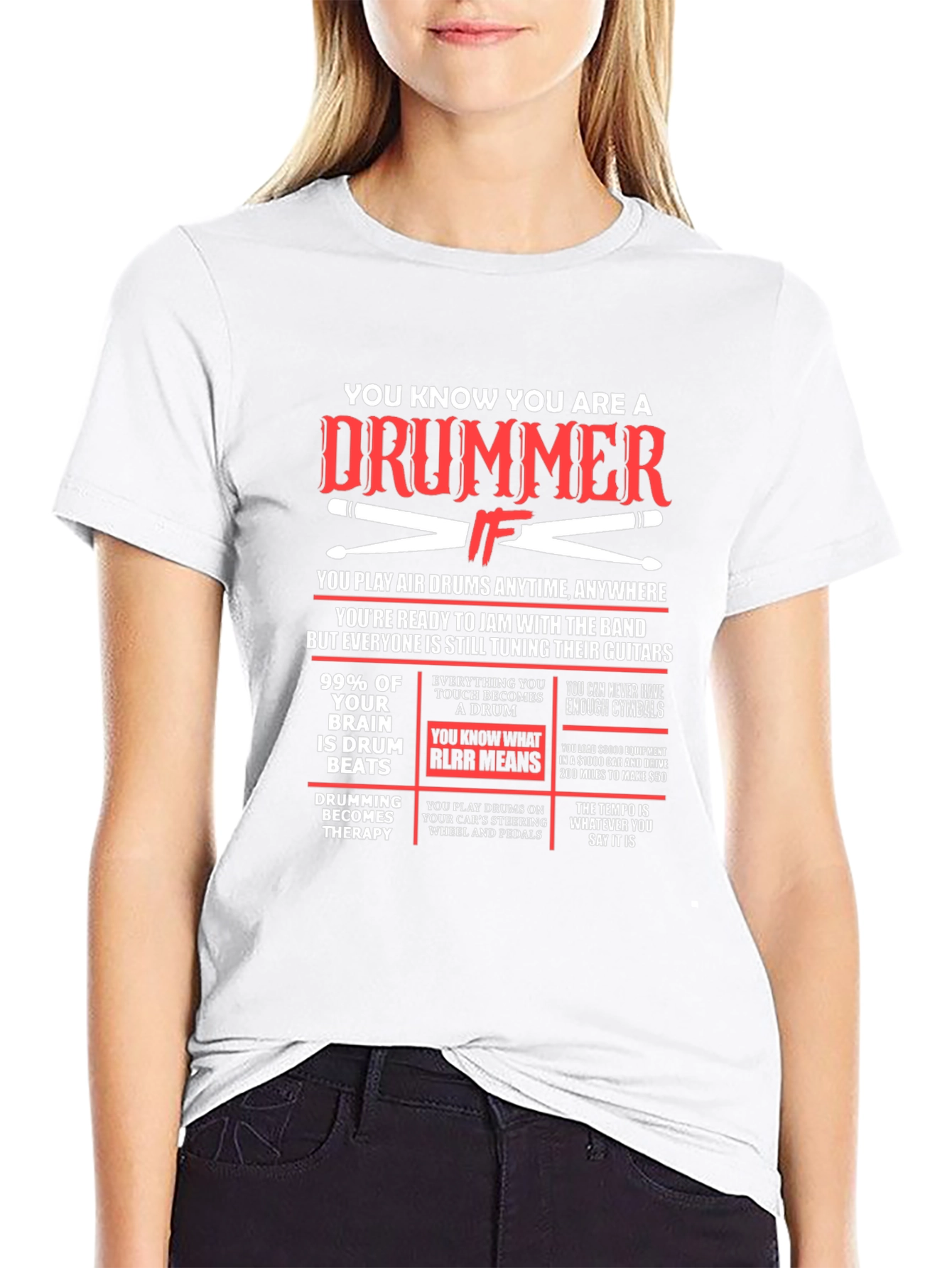 Drummer T-Shirt: Funny Musician Gift