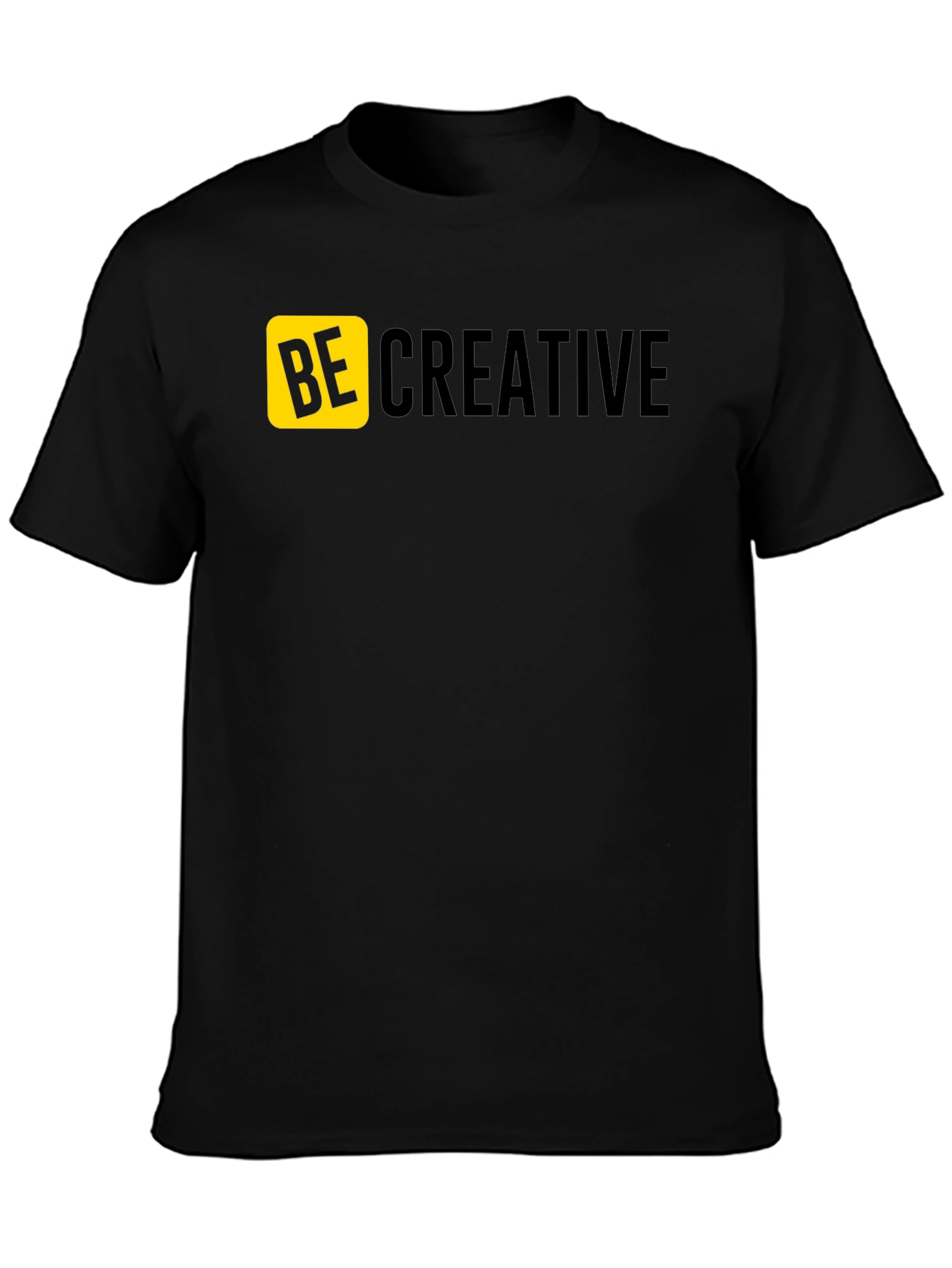 Be Creative Black T-Shirt