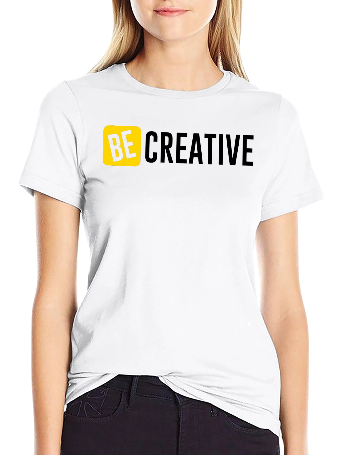 Be Creative Black T-Shirt