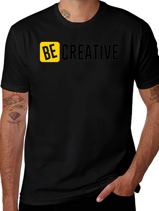 Be Creative Black T-Shirt