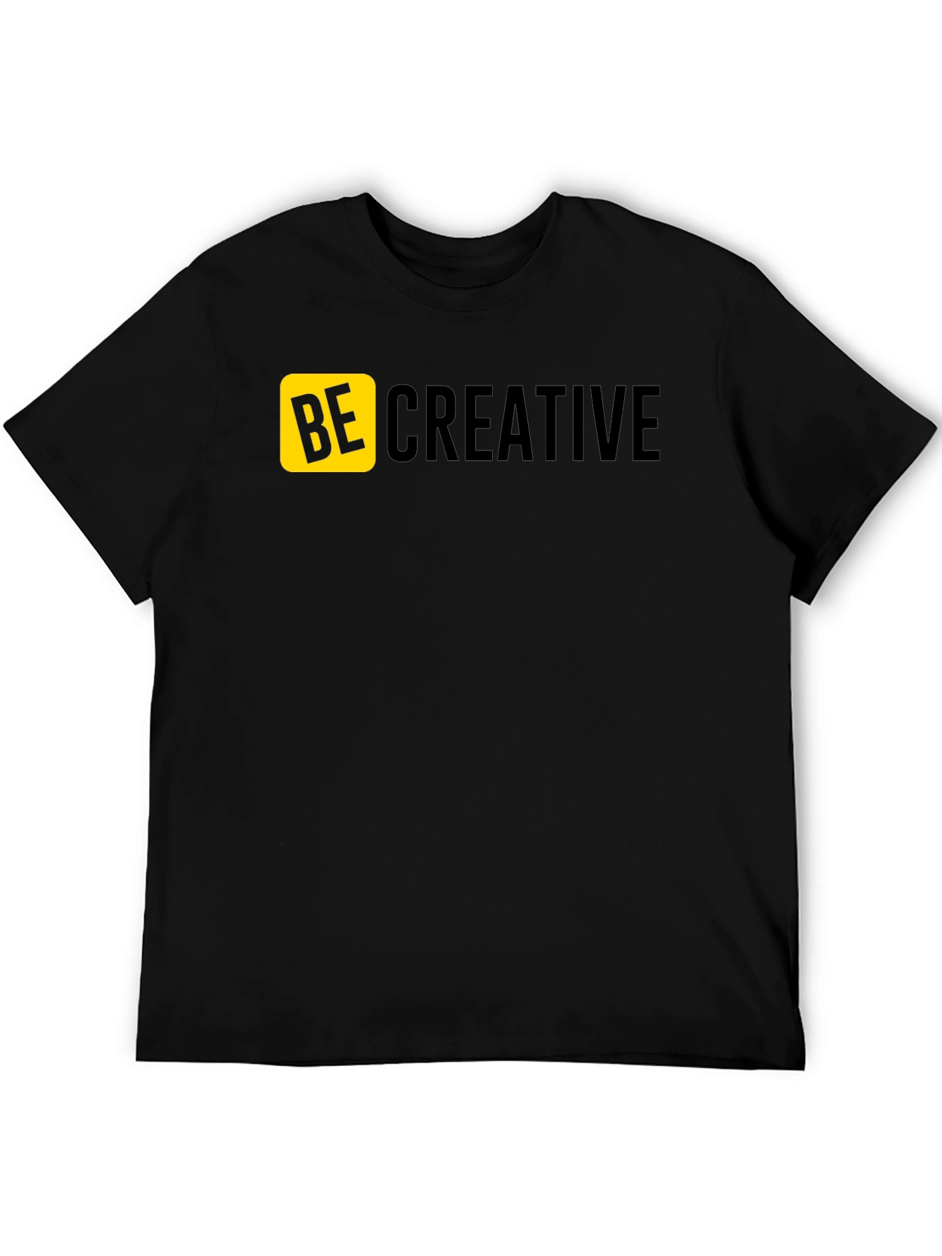 Be Creative Black T-Shirt