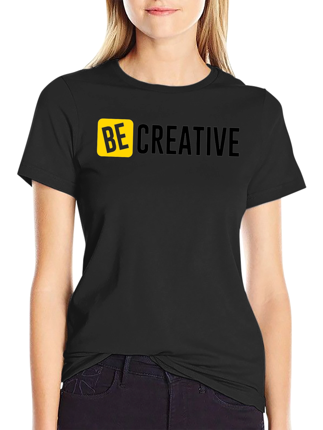 Be Creative Black T-Shirt