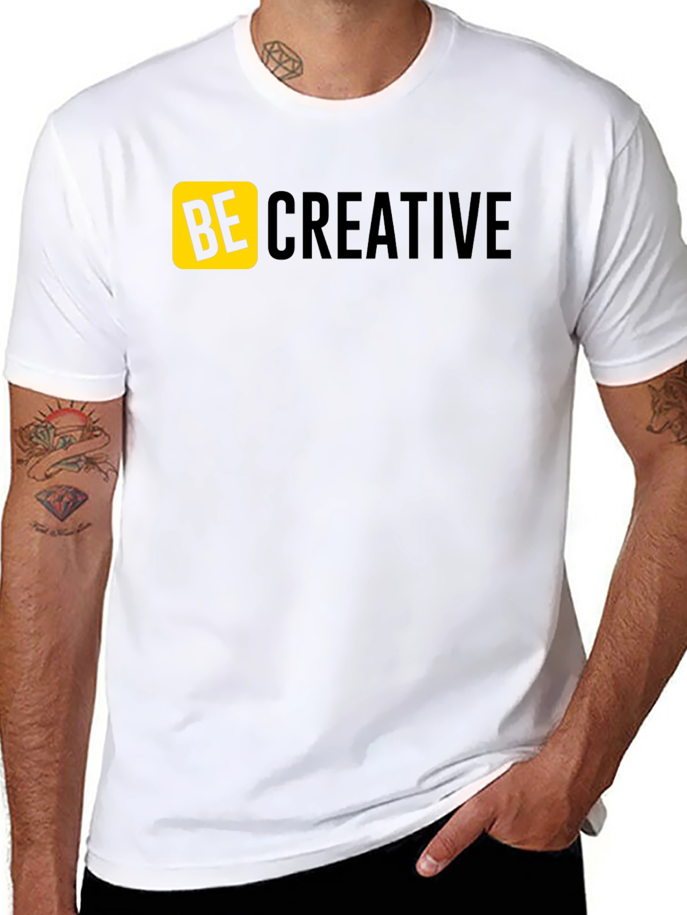 Be Creative Black T-Shirt