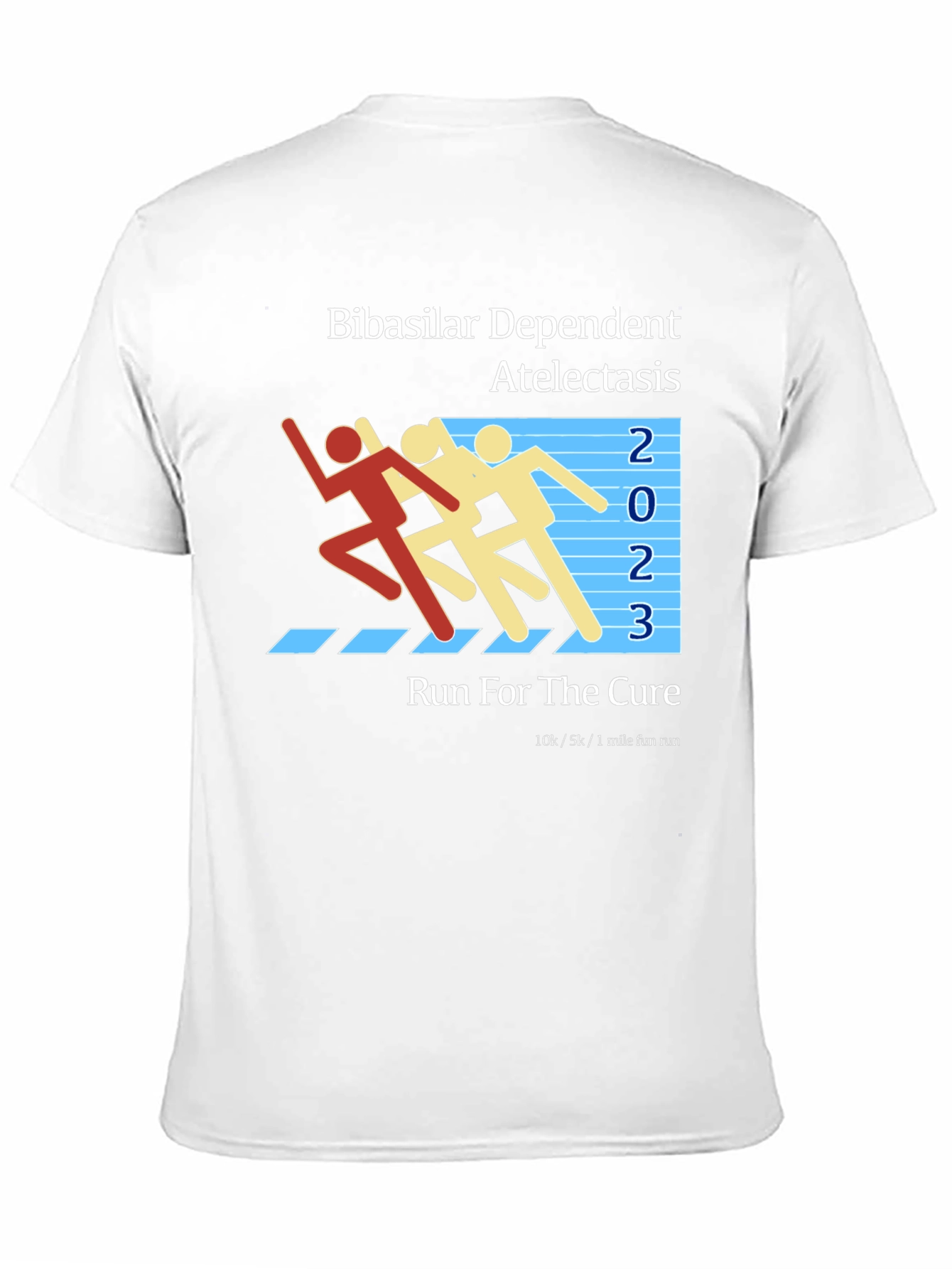 Atelectasis Run for the Cure Black T-Shirt