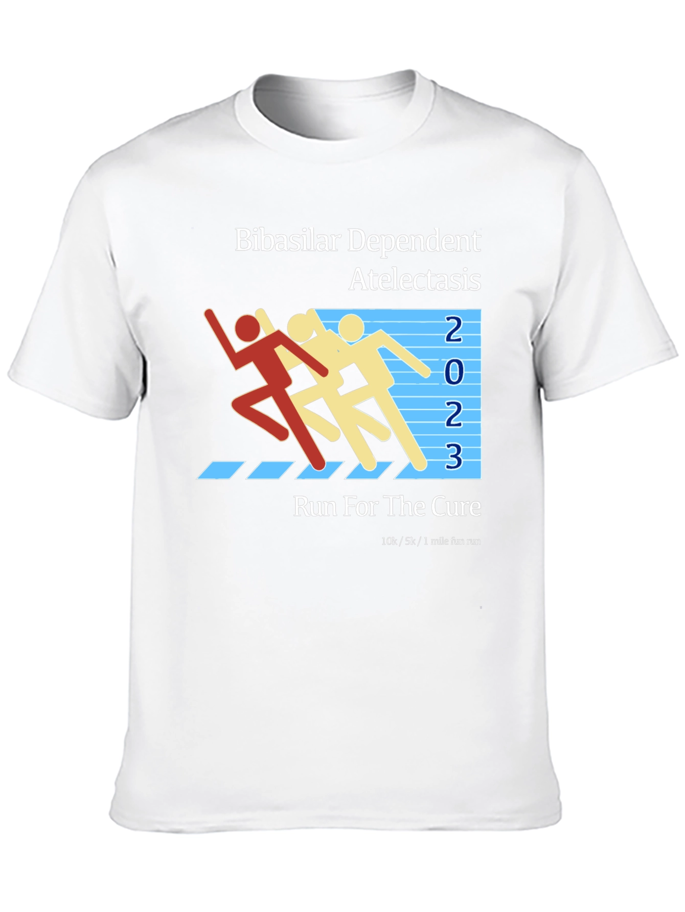 Atelectasis Run for the Cure Black T-Shirt